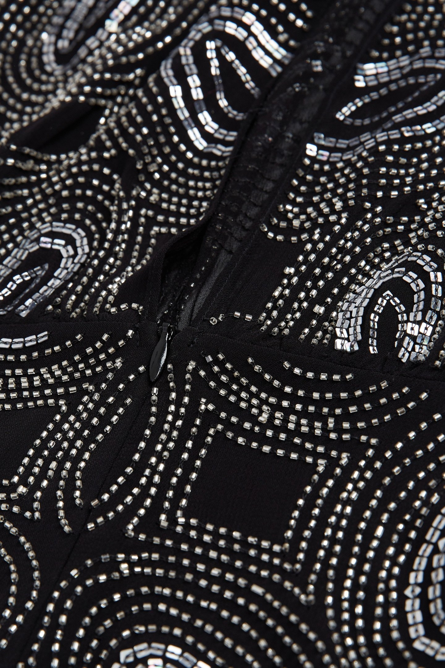 SHORT DRESS WITH SHORT SLEEVES AND EMBROIDERY BLACK 2