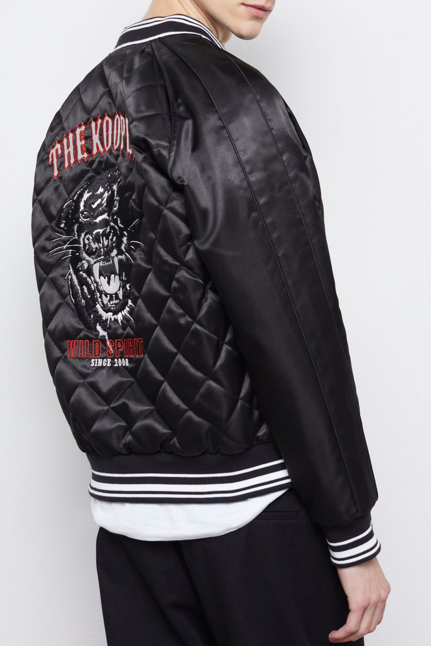 BOMBER EMBROIDERY TIGER BLACK 6