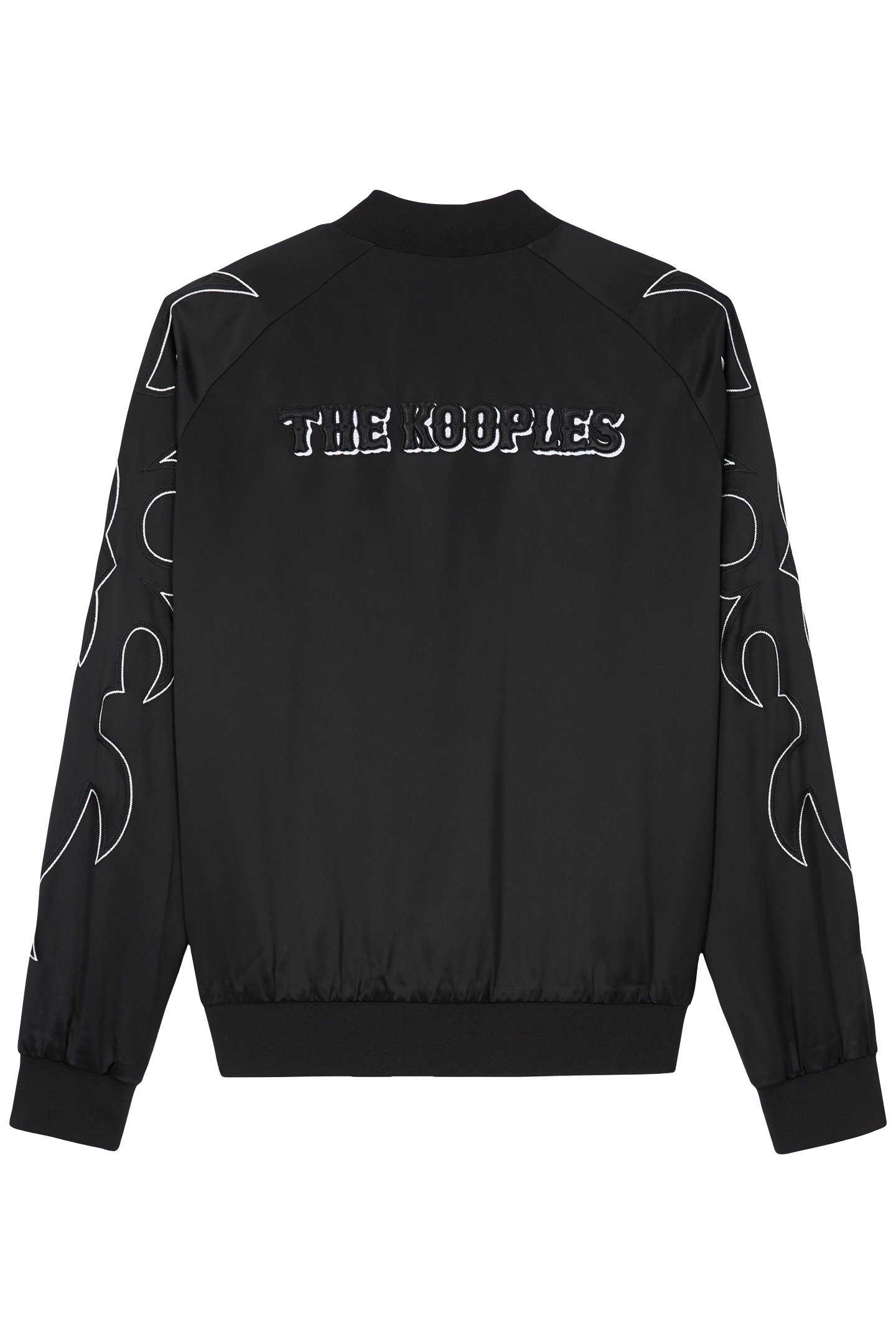 JACKET WITH RIBBED EDGES BLACK 3