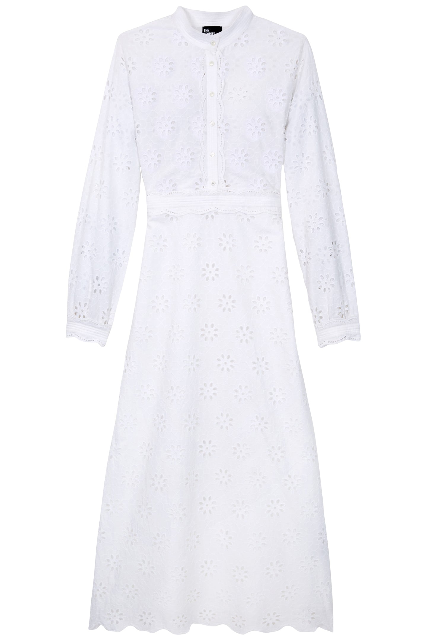 BRODERIE ANGLAISE DRESS WHITE 3