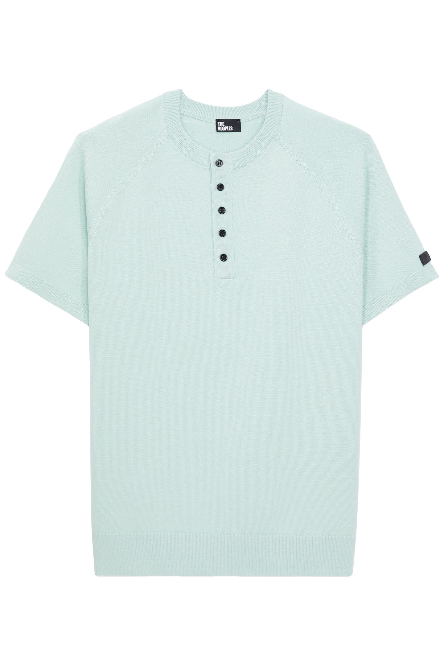 SHORT-SLEEVED SWEATER WITH TUNISIAN COLLAR OCEAN 4