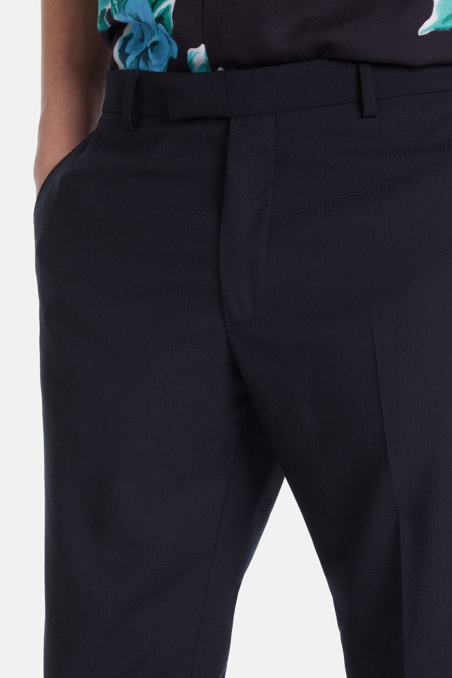 FITTED SUIT PANTS DARK NAVY 5