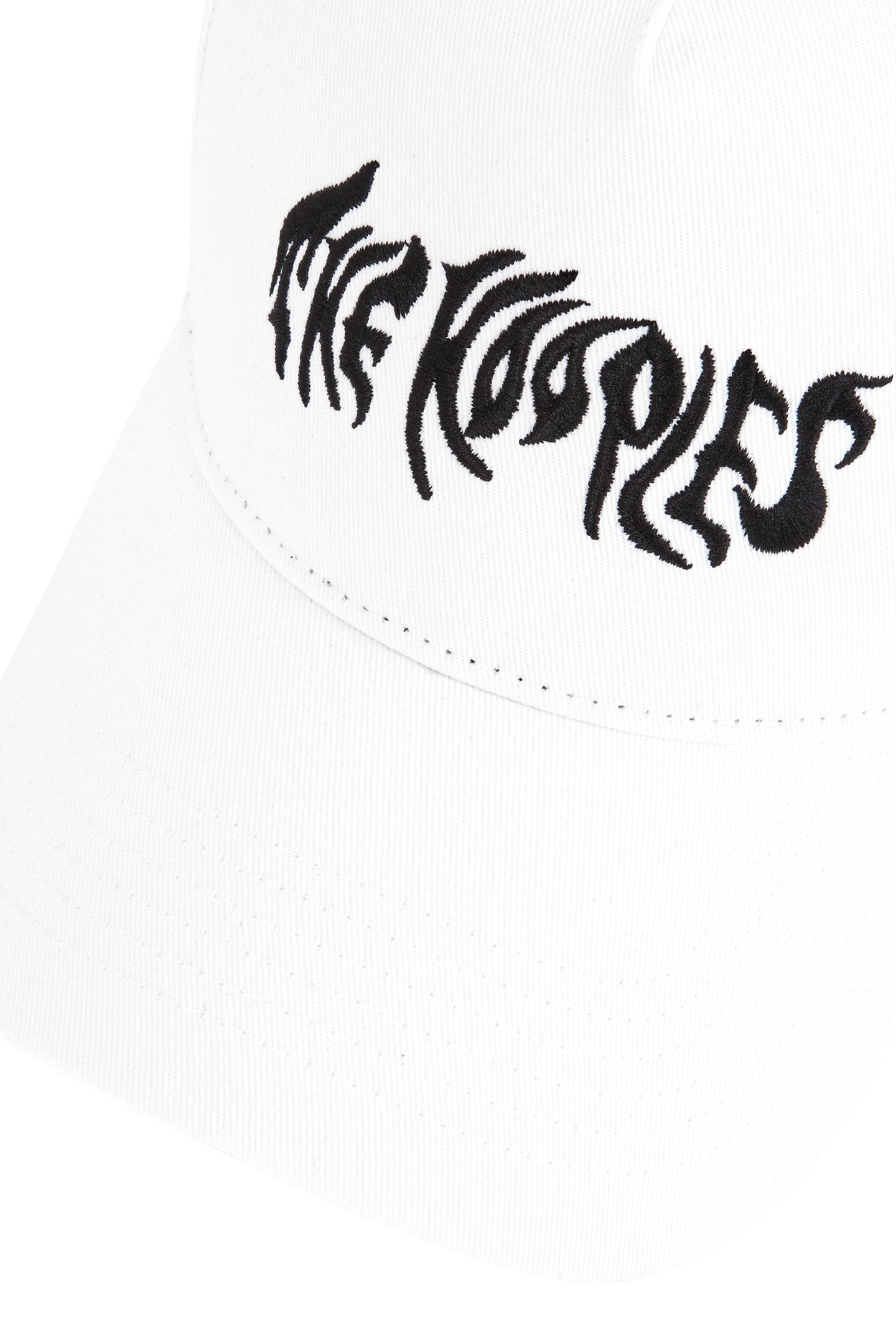 COTTON CAP WITH EMBROIDERED LOGO WHITE 5