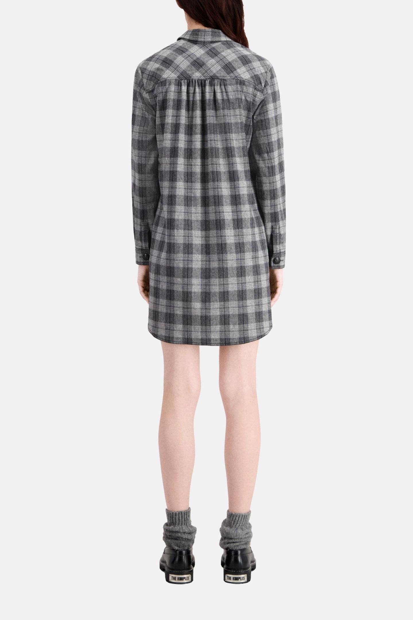 SHIRT DRESS GREY BLACK 3
