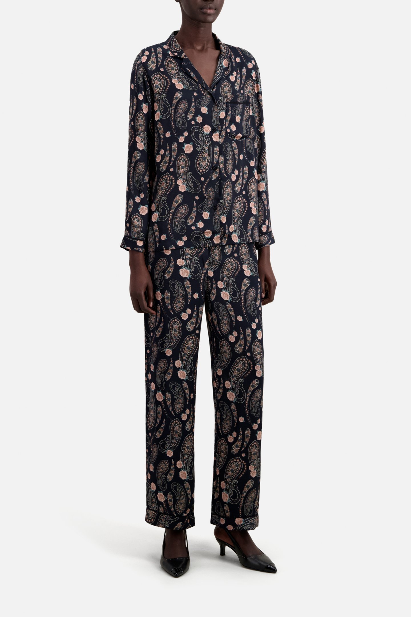 LONG SLEEVE SHIRT BLACK/PINK 5