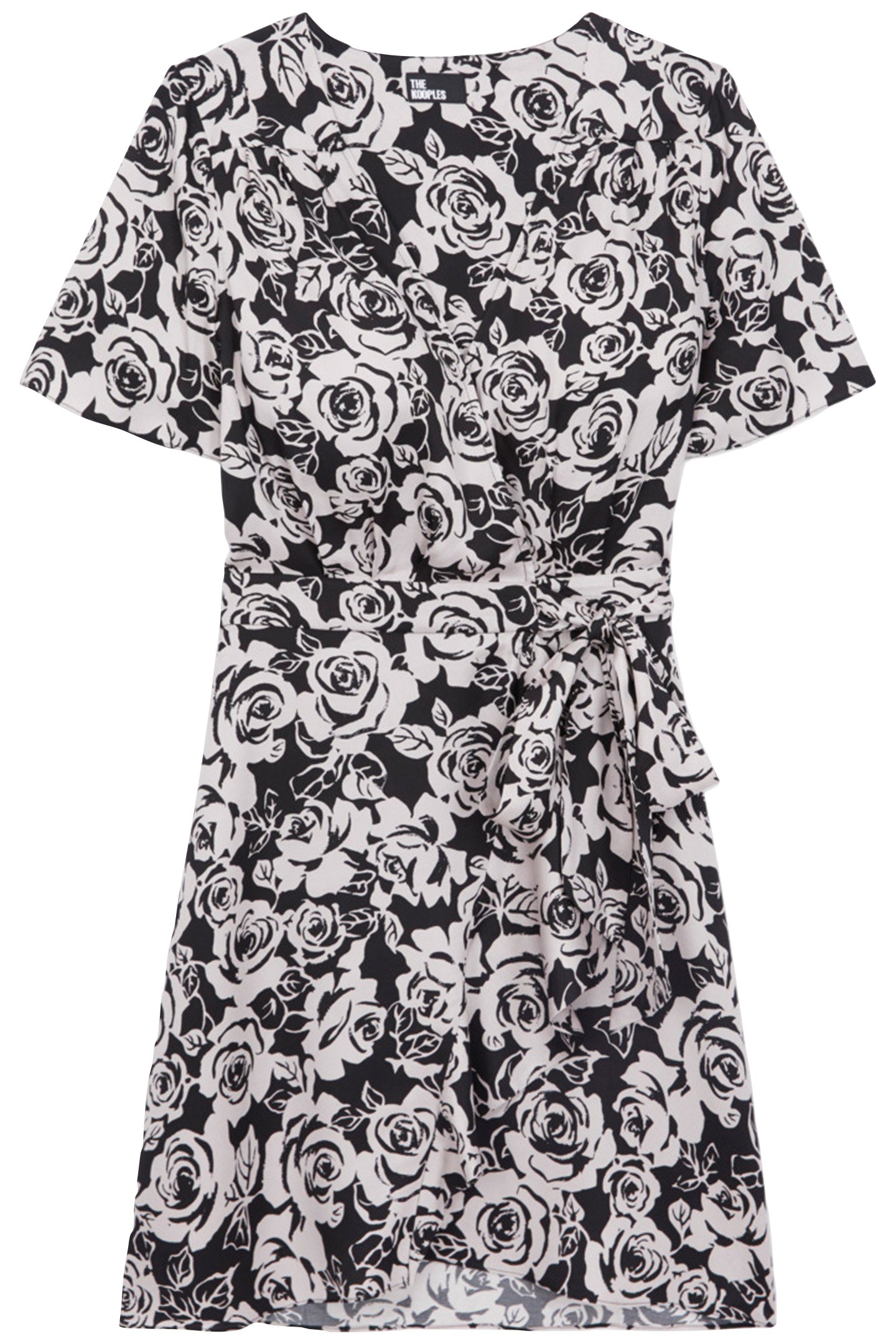 SHORT SLEEVE DRESS BLACK/PINK 4