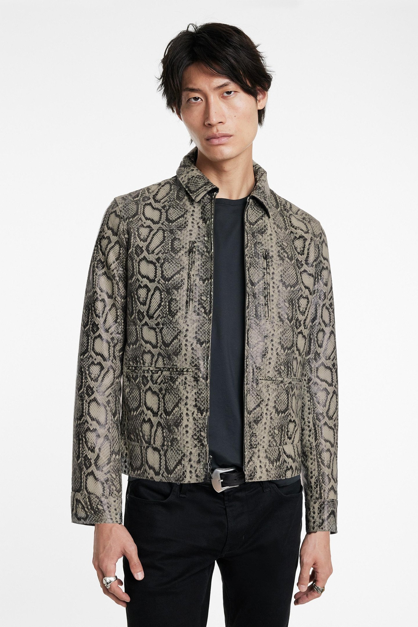 GRYFFIN JACKET SMOKED PEARL GREY 1