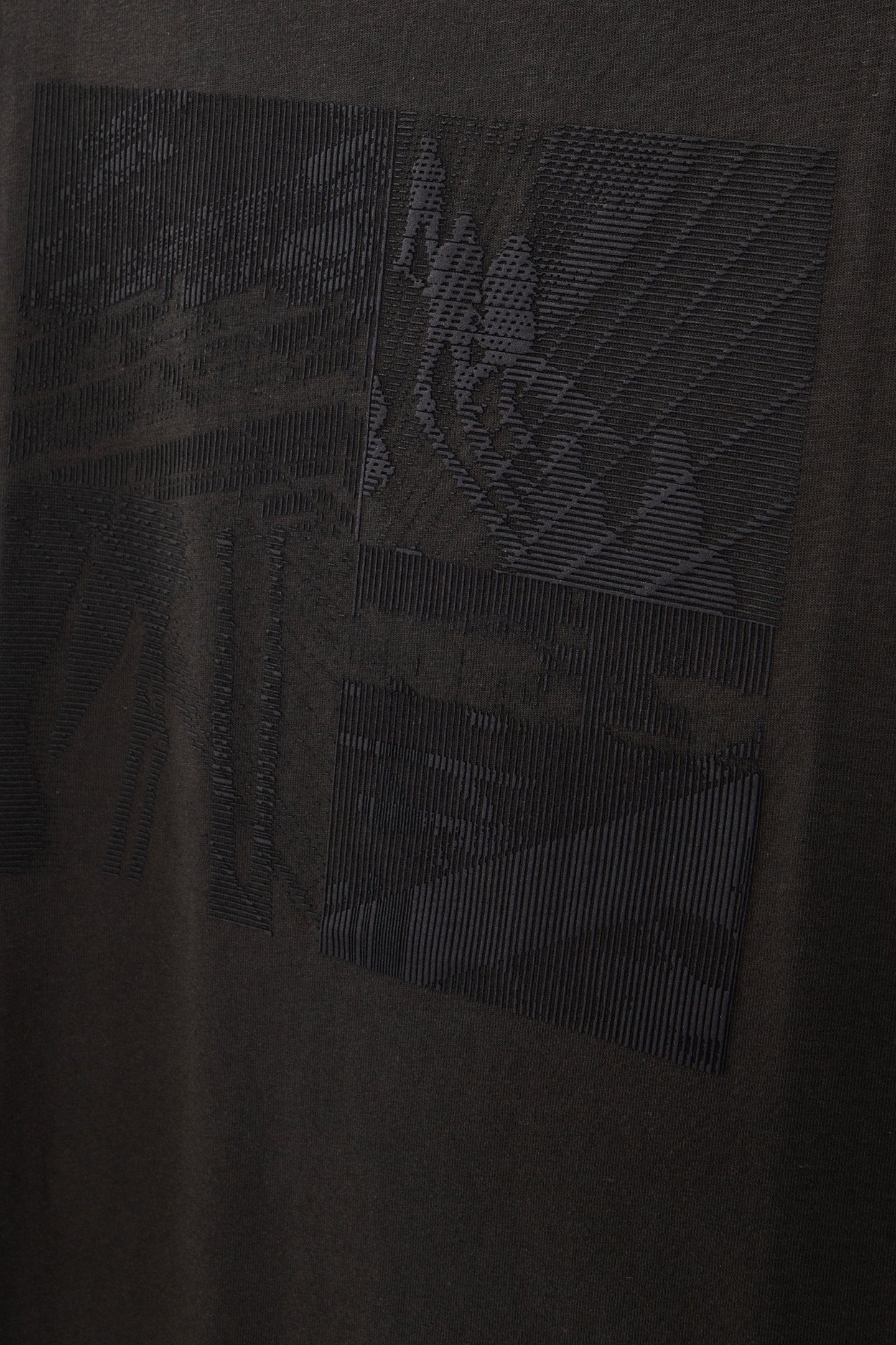 DARK GREEN DRY FAST T-SHIRT WITH RUBBER IMAGE 6