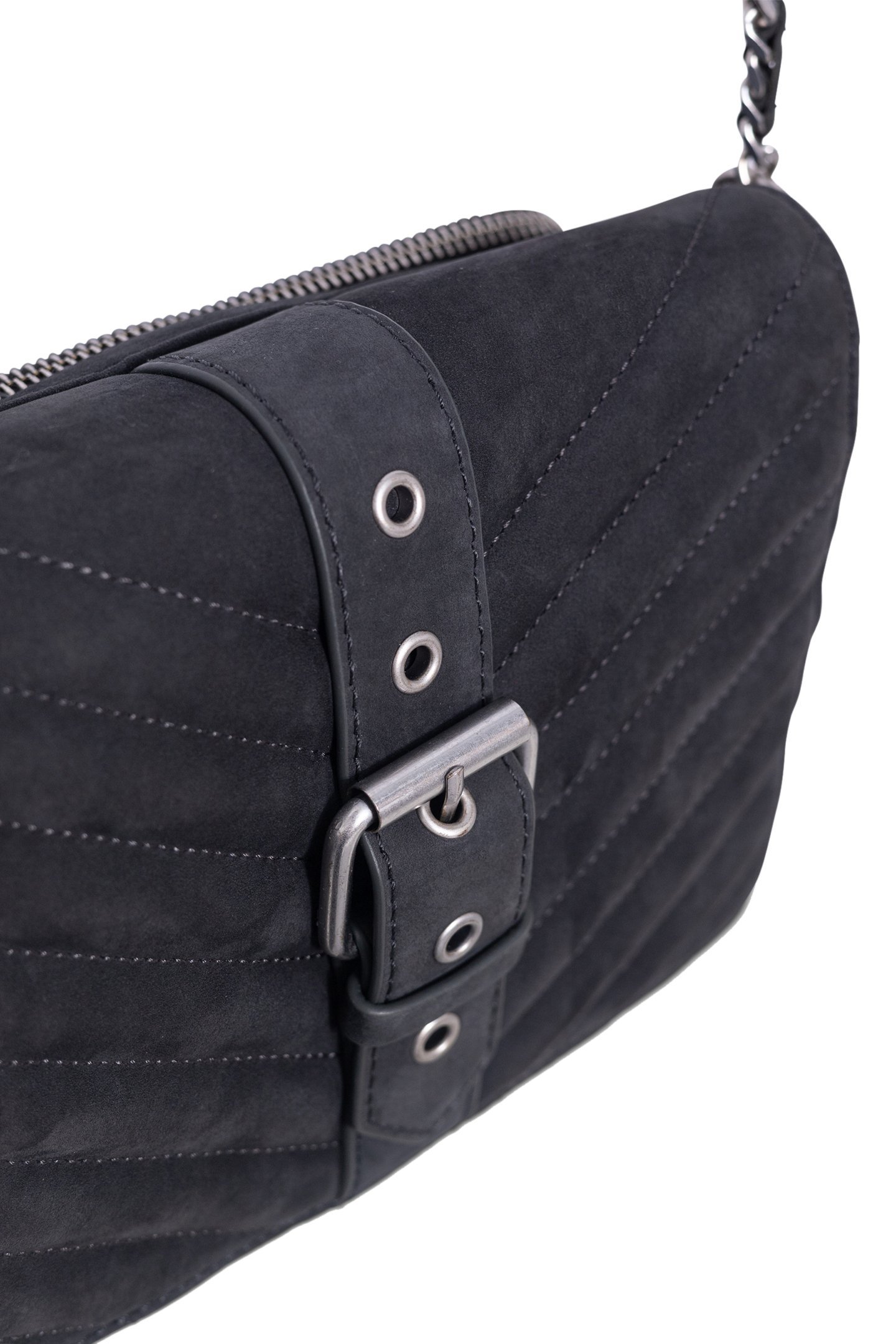 1440 STEWARD BAG GREY NUBUCK LEATHER 5