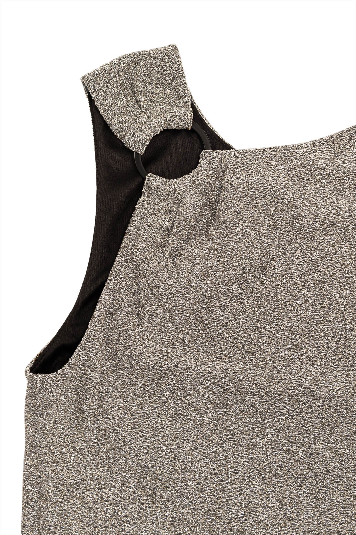 PURE EDITION-ASYMMETRICAL LUREX MESH TOP 8