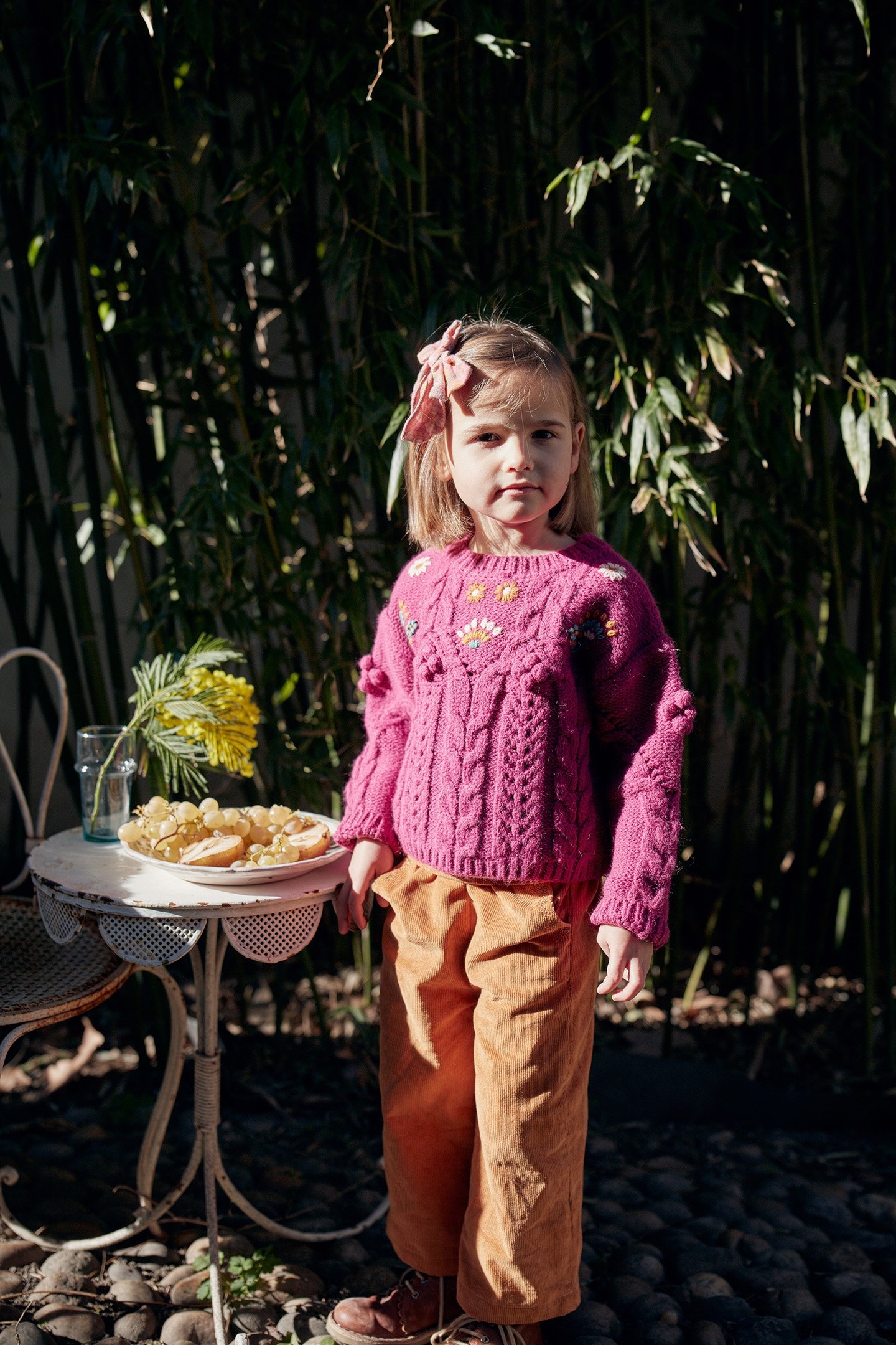 JUMPER GEORGETTE RASPBERRY 1