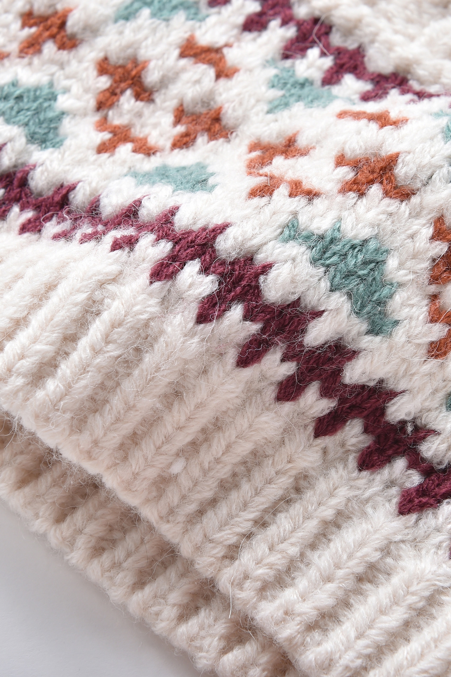 BEANIE MICHEL CREAM 7