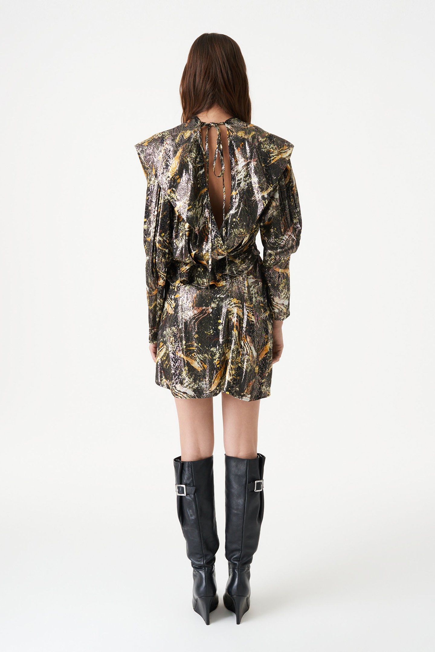 KANTER DRESS BLACK/GOLD 3