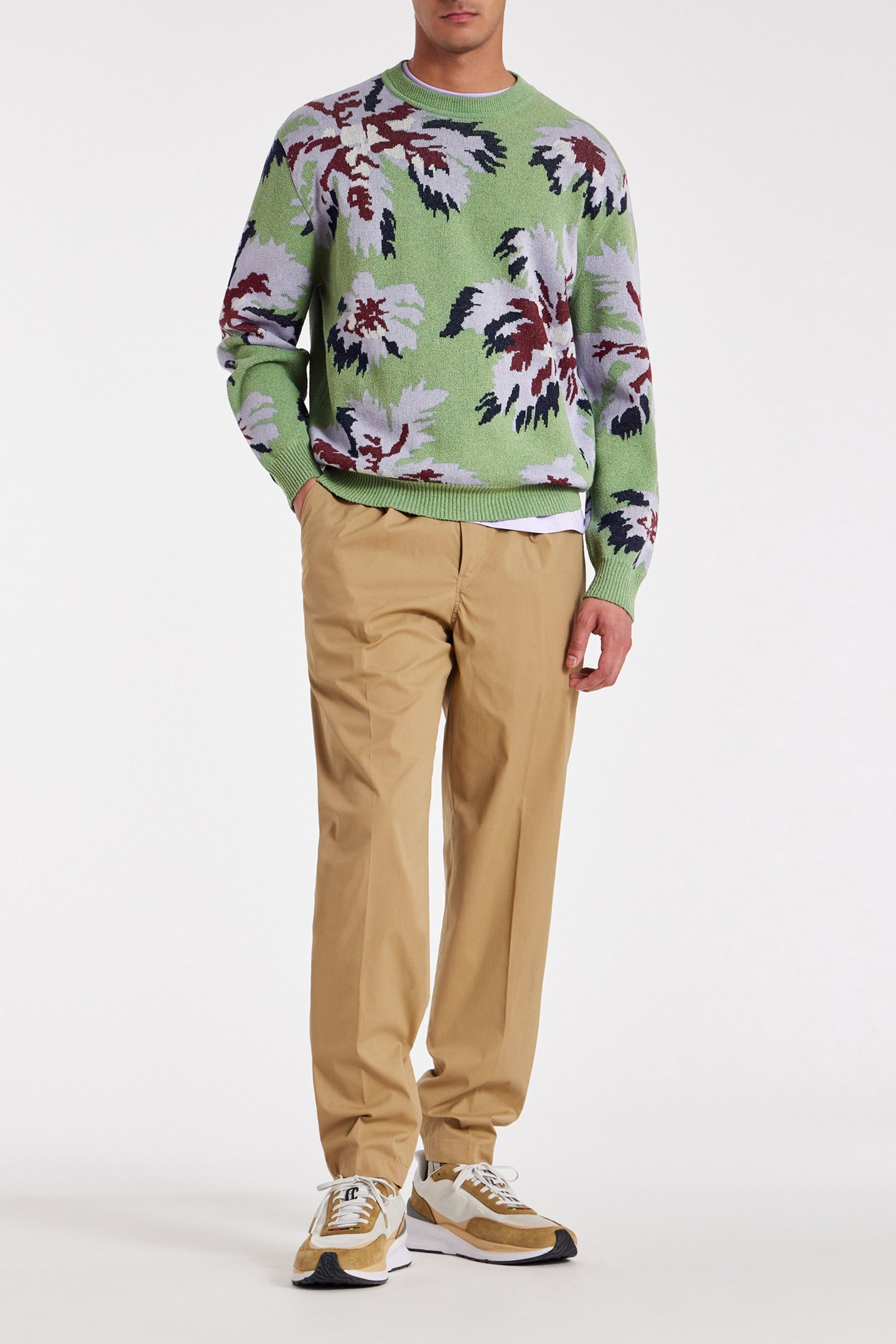 TAPERED FIT TROUSER KHAKI 3