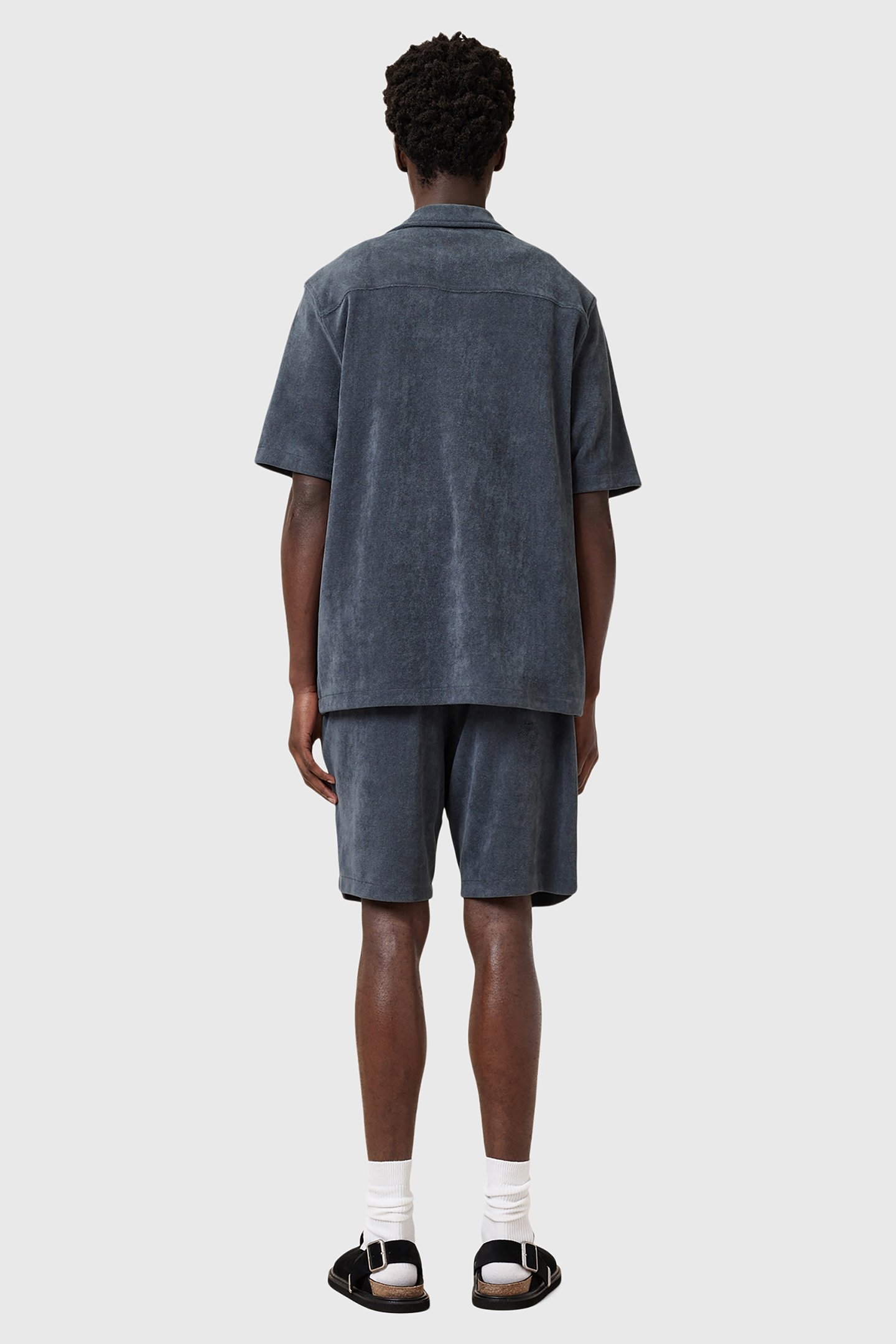 FELIX SWEATSHORT PITCHED BLUE 3