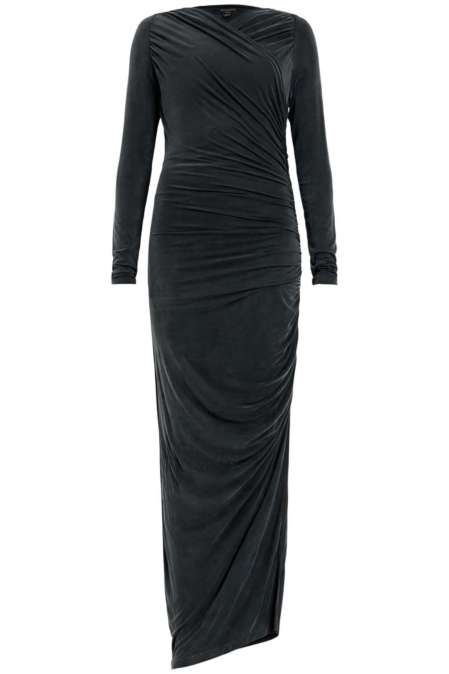HANAKO CUPRO DRESS BLACK 3