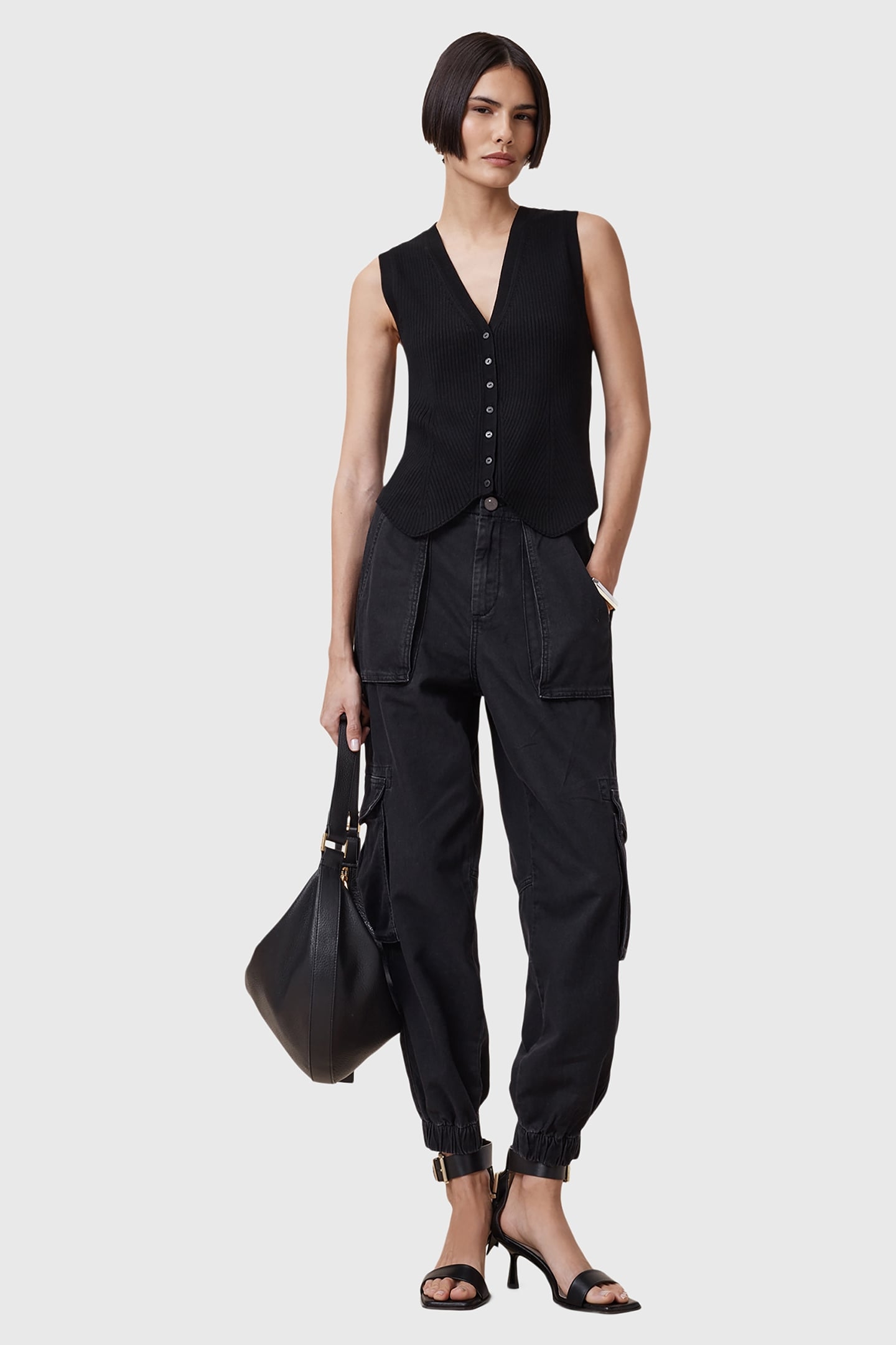 FREDA DENIM TROUSER BLACK 6