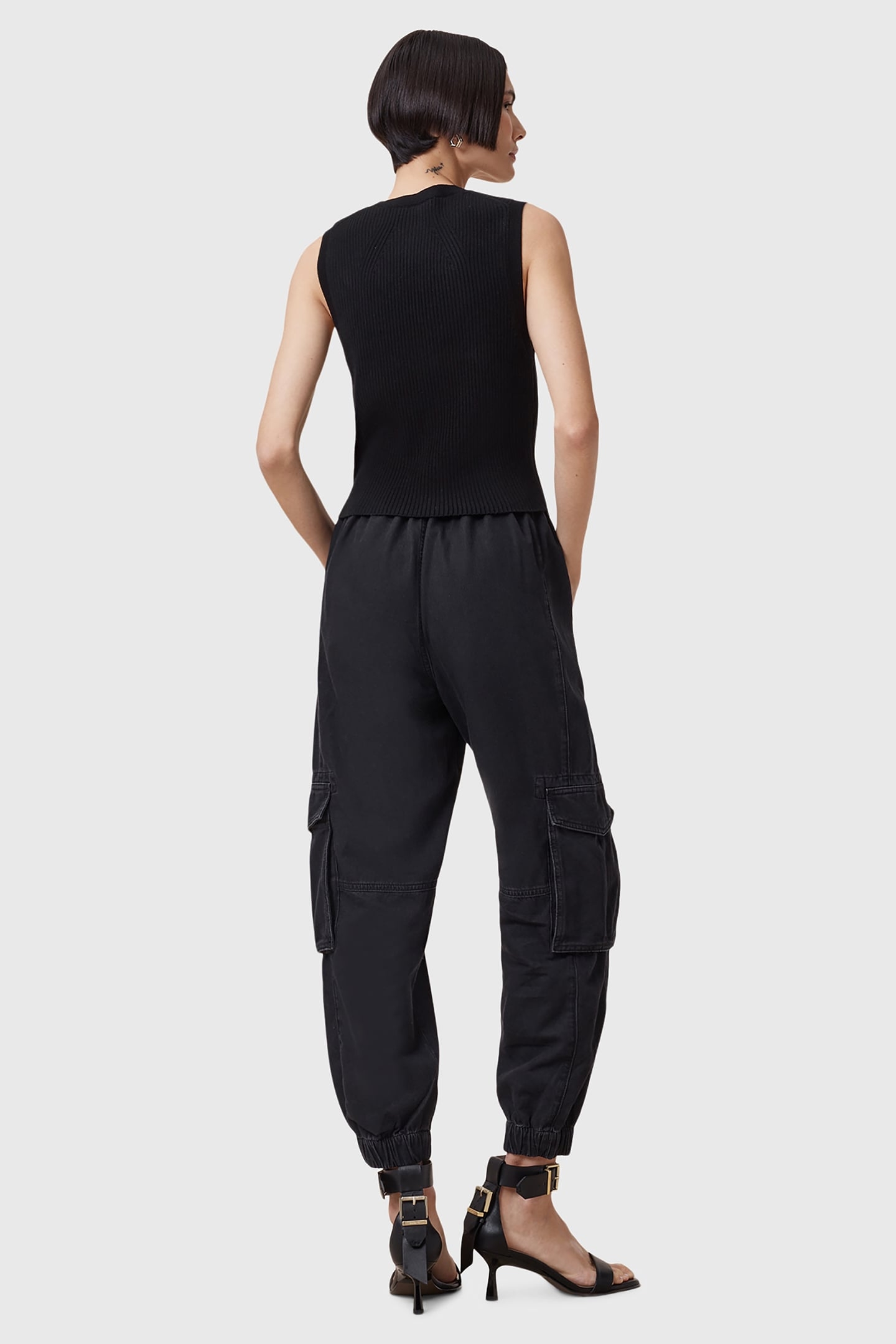 FREDA DENIM TROUSER BLACK 4