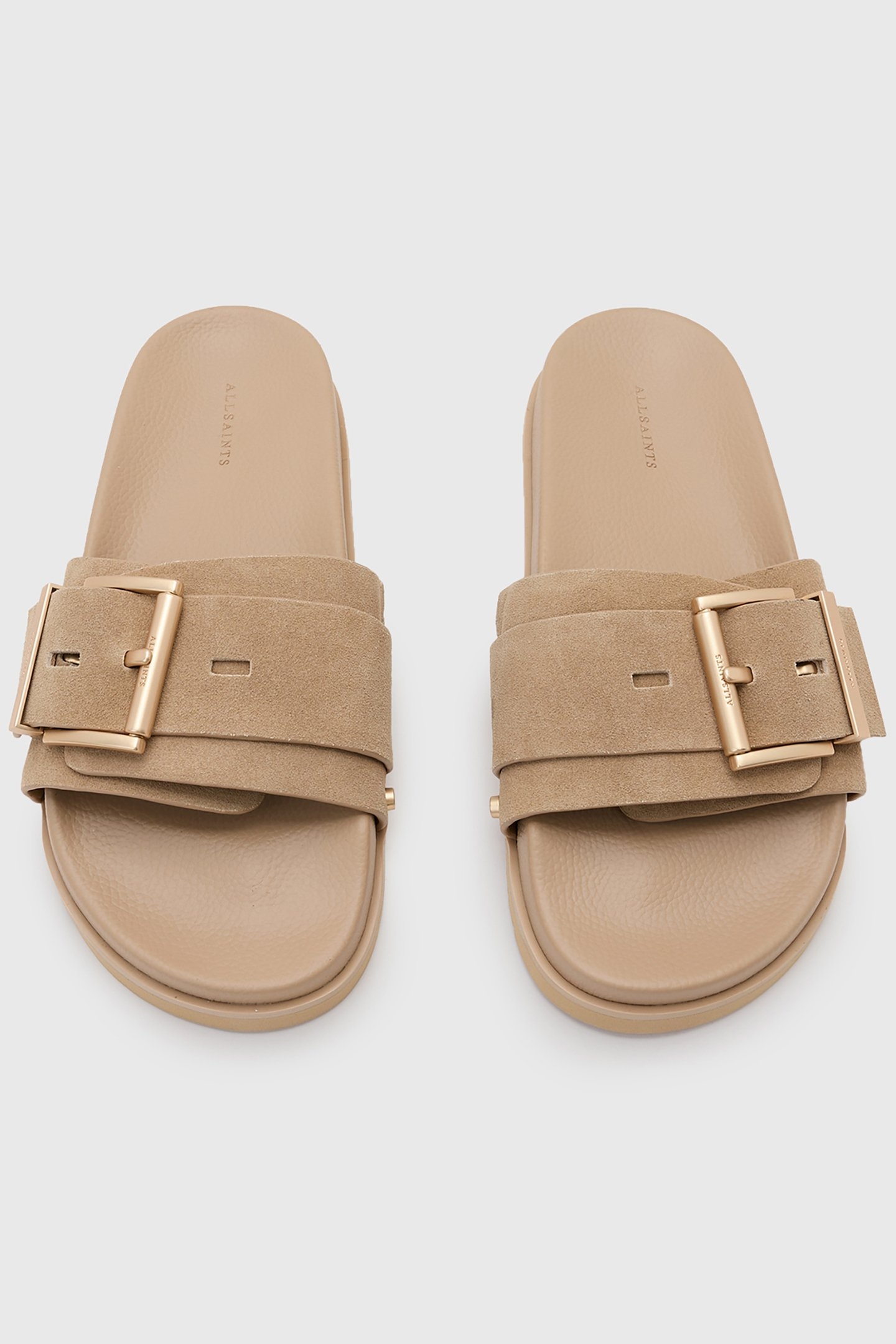 ELLIE STUD SLIDER SAND BROWN 3