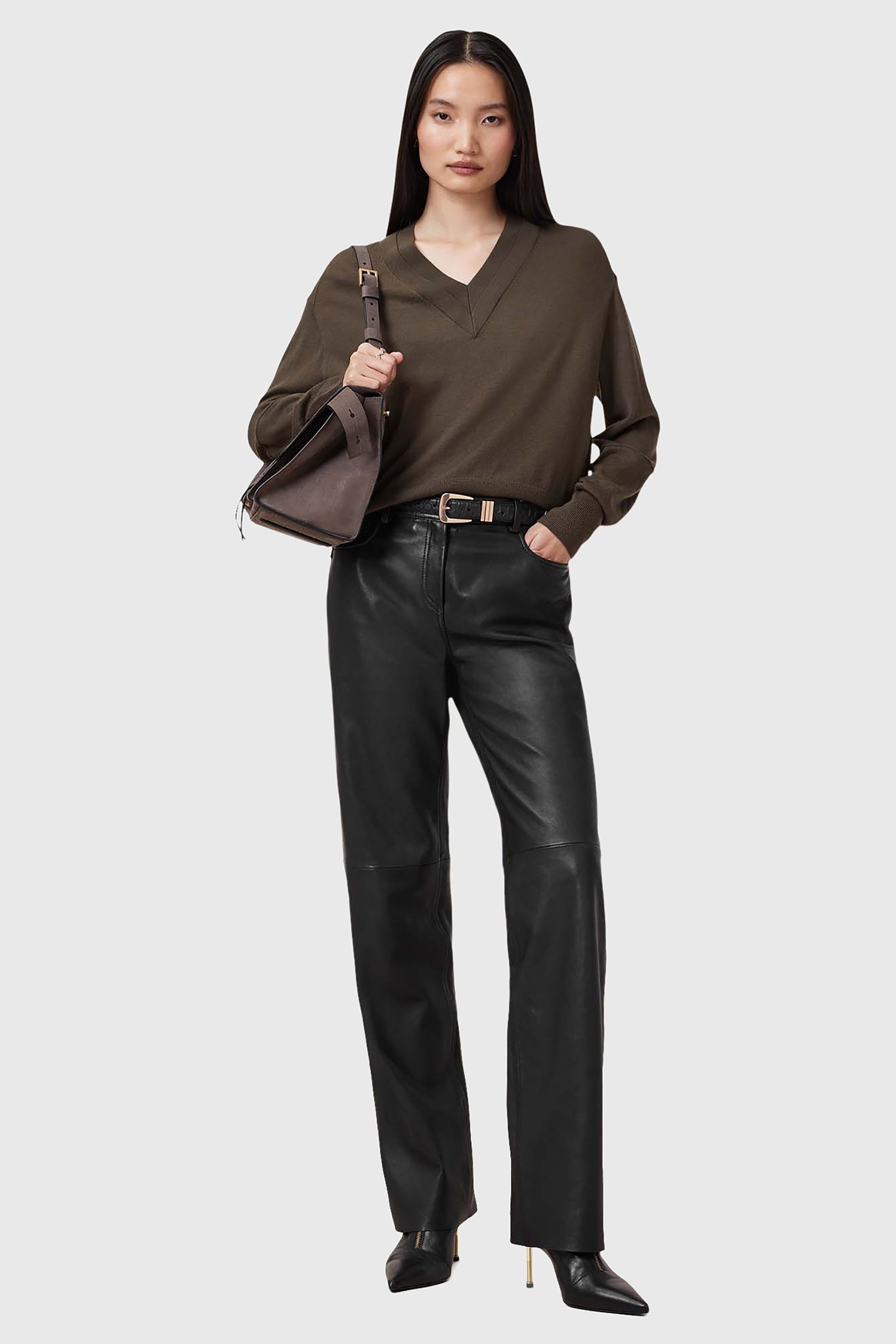 JULIEANA JUMPER WALNUT BROWN 6
