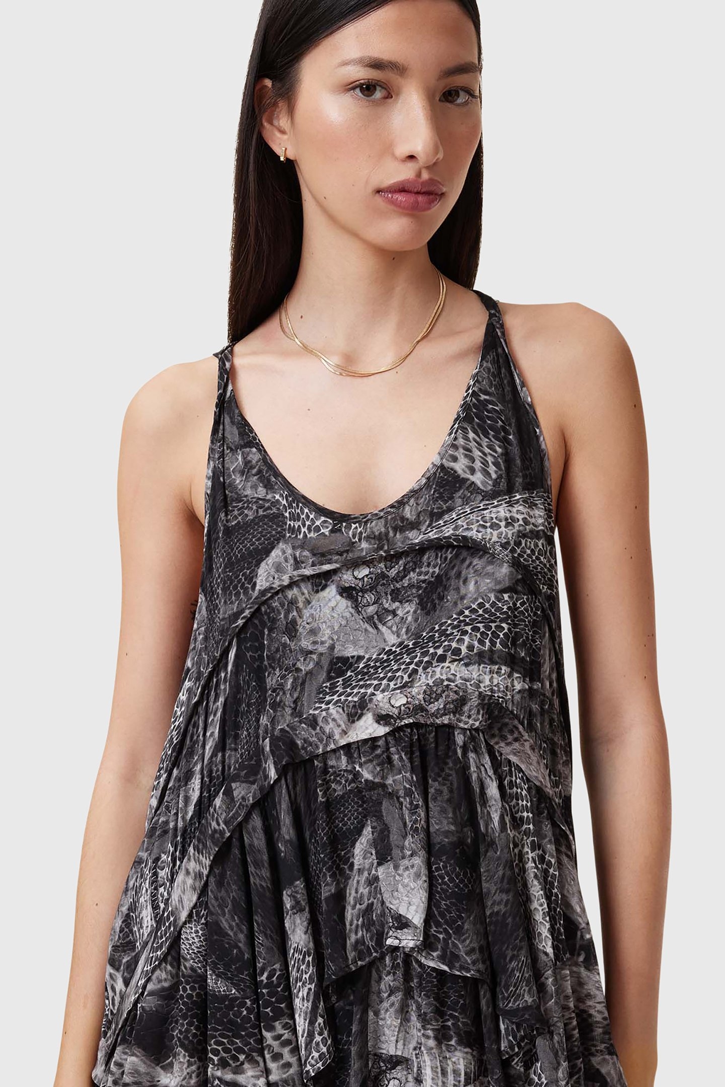 CAVARLY MINI DRESS EVOLVE SLATE GREY 6