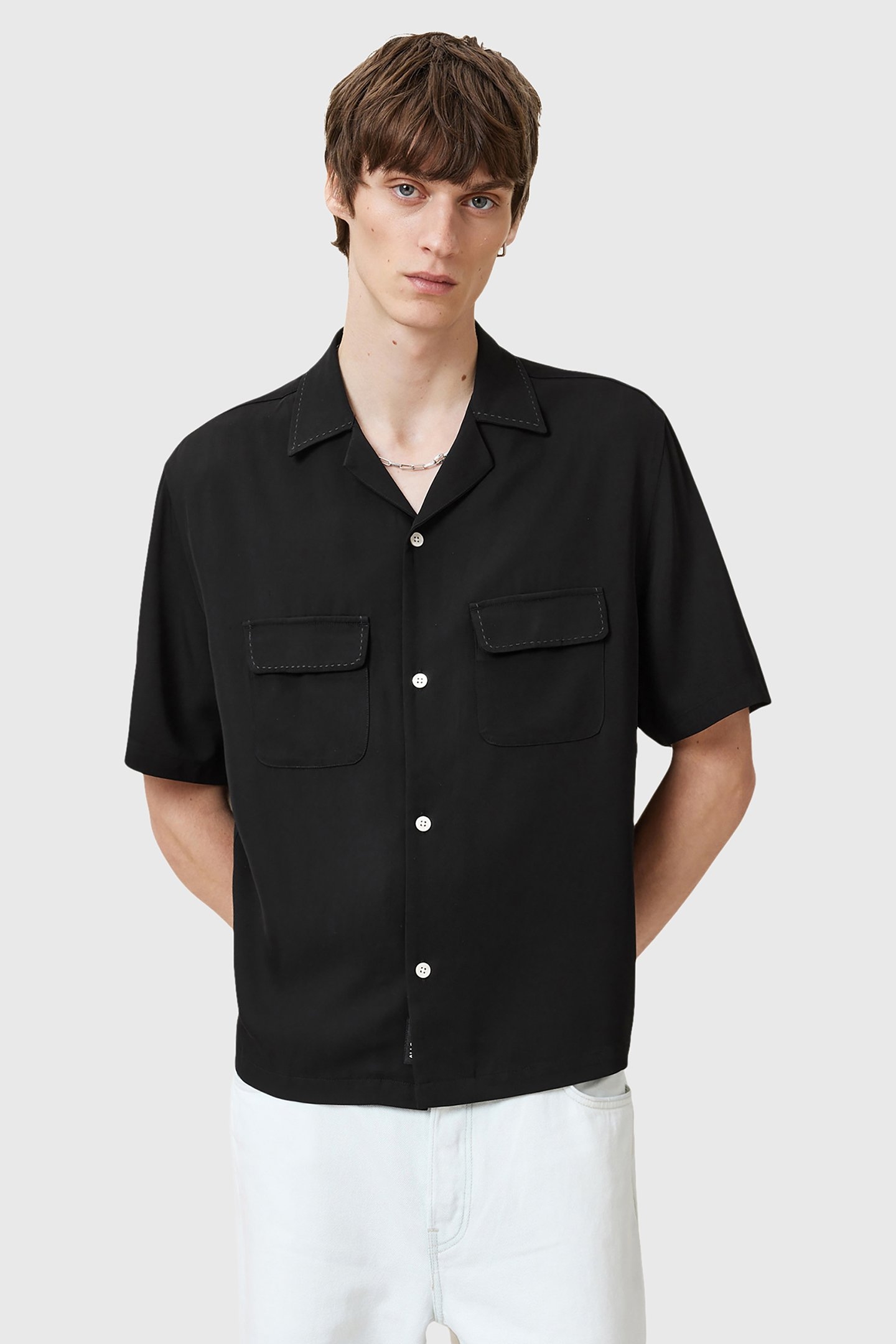 FARLEY SS SHIRT BLACK 1