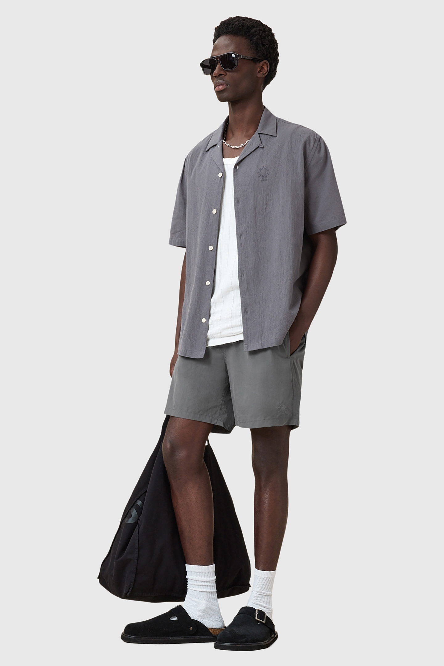 HAVEN SWIMSHORT PILLAR GREY 6