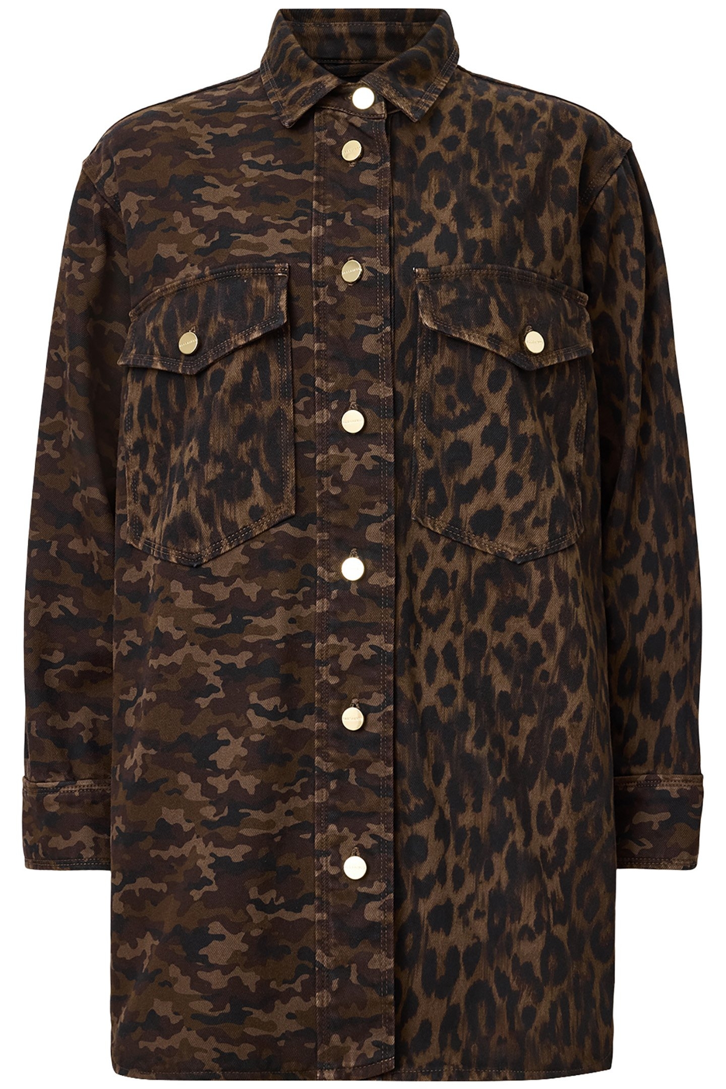 FAYE SHACKET DRESS CAMO BROWN 4