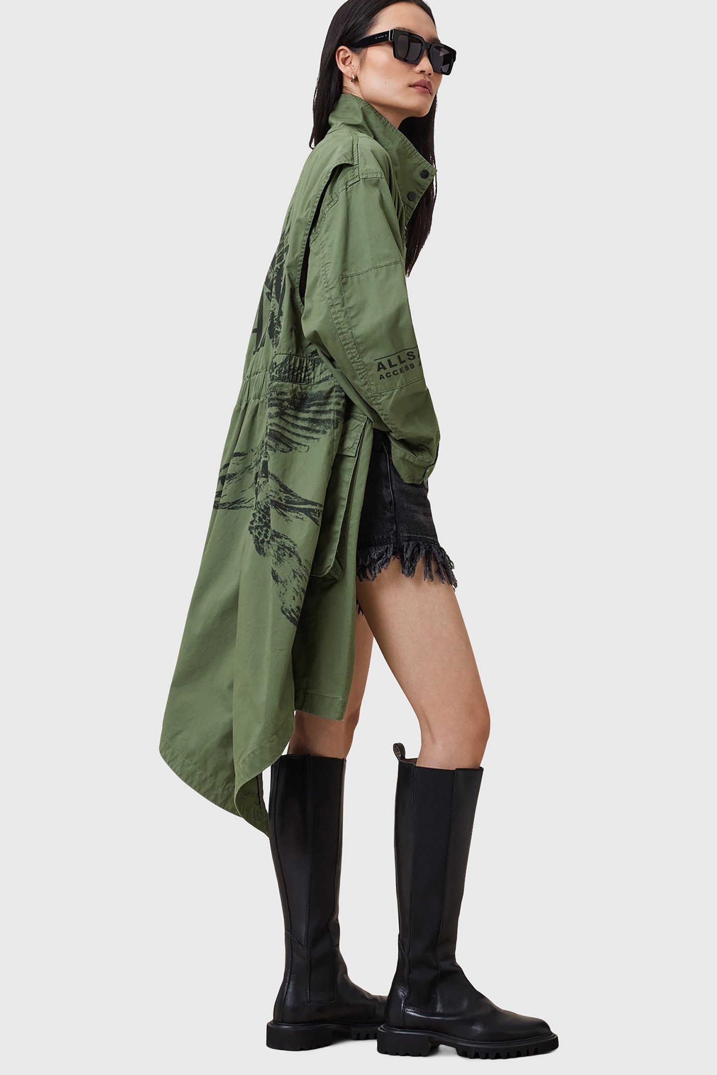 MILLA BIRD PARKA KHAKI GREEN 6