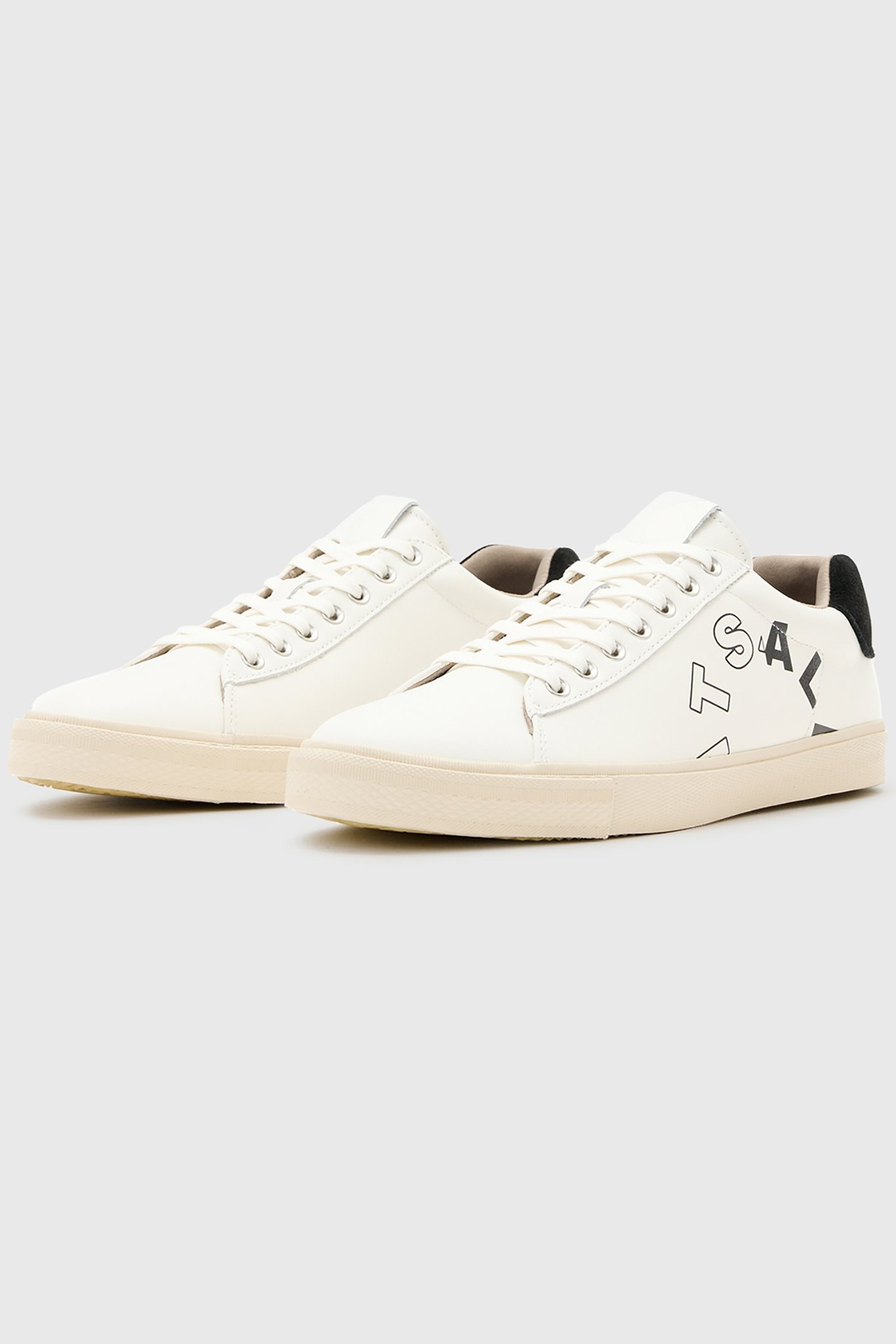 SAINT LTHR LOW TOP WHITE/BLACK 5