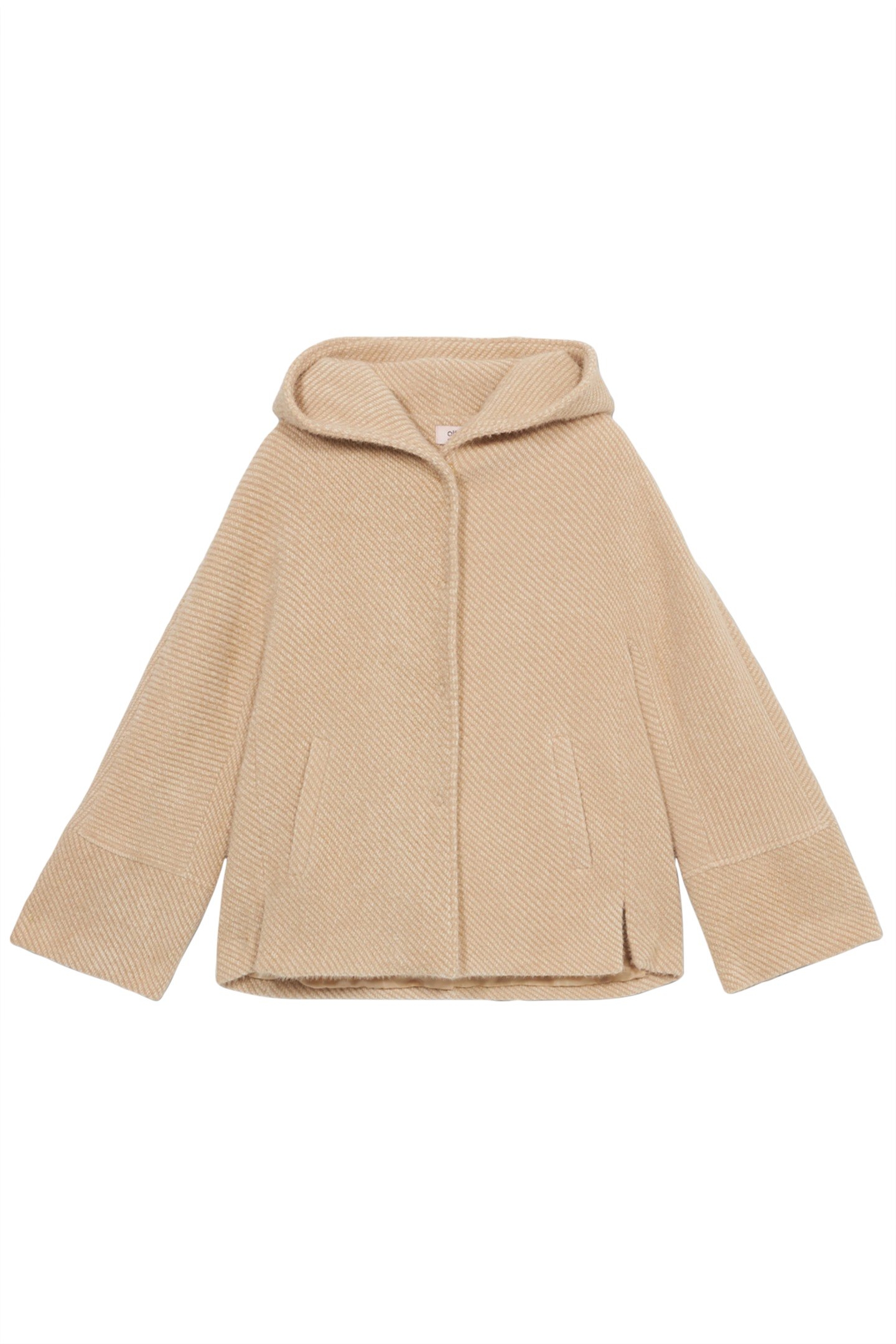 DIAGONAL FABRIC CAPE BEIGE 3
