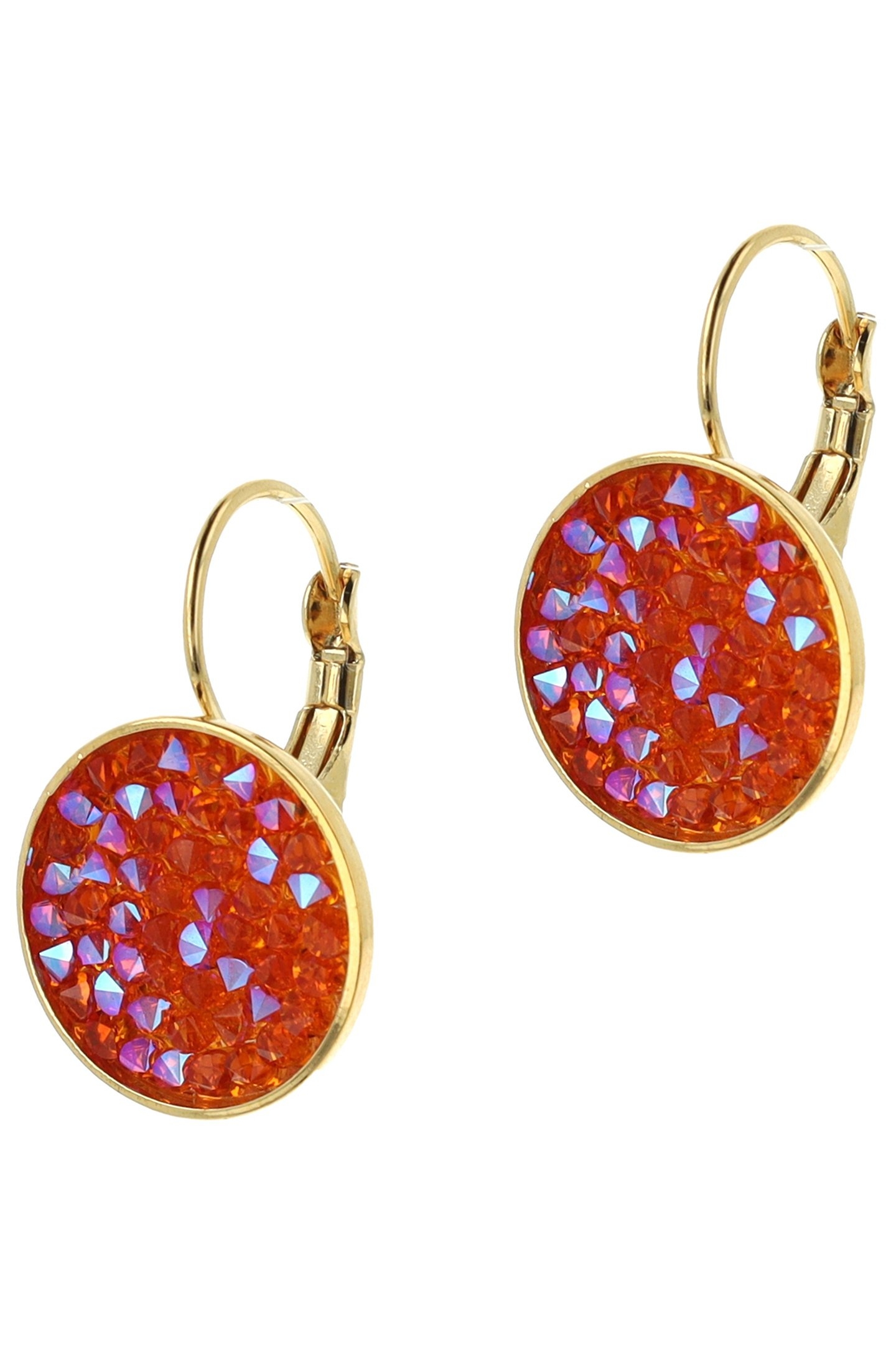 CLASSIC ROCKS EARRINGS ORANGE 3