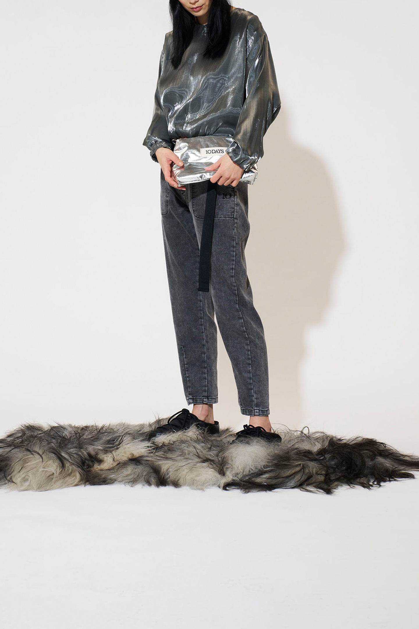 SHINY BALLOON BLOUSE 1015 7