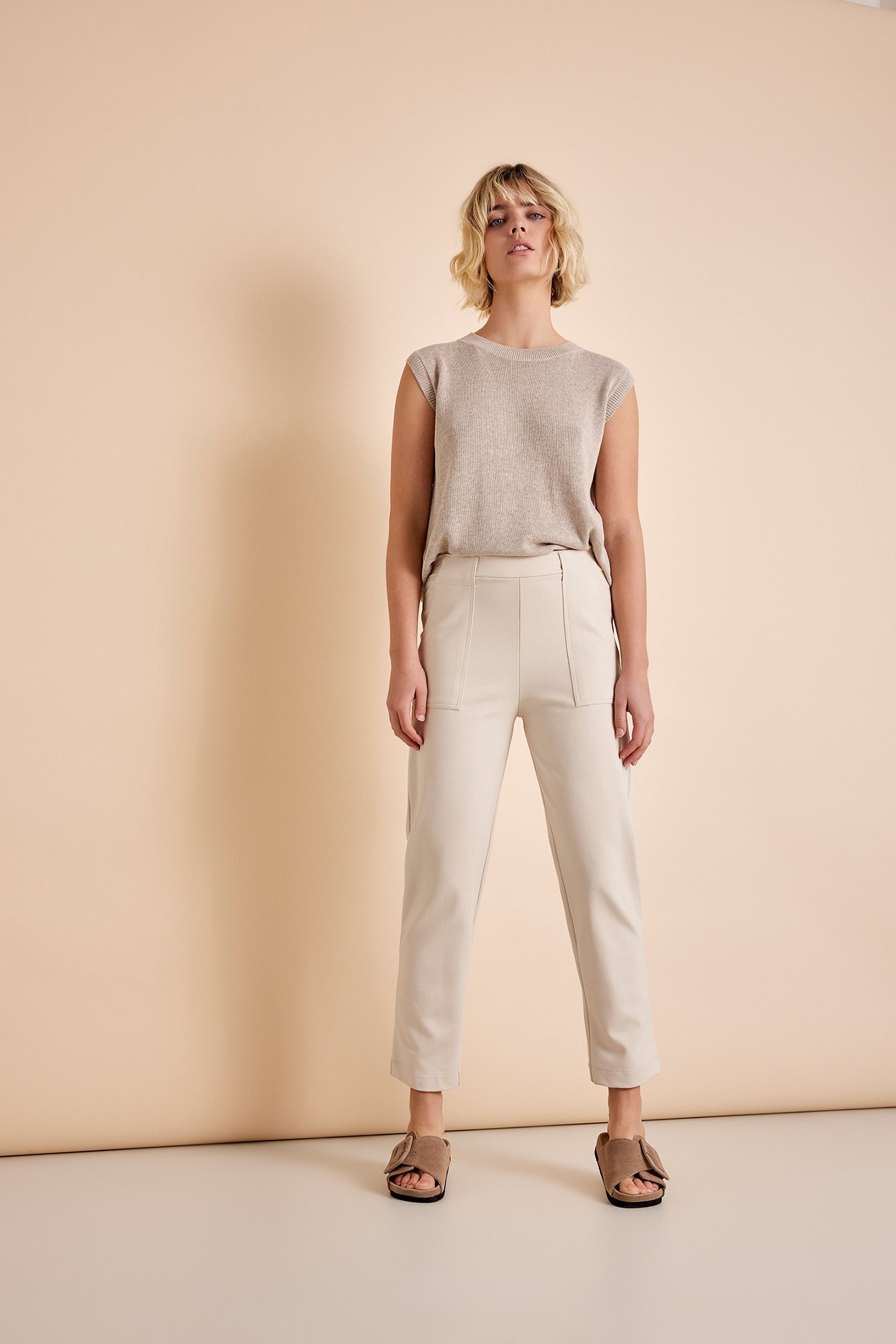 MARION PANTS BUTTERMILK 1