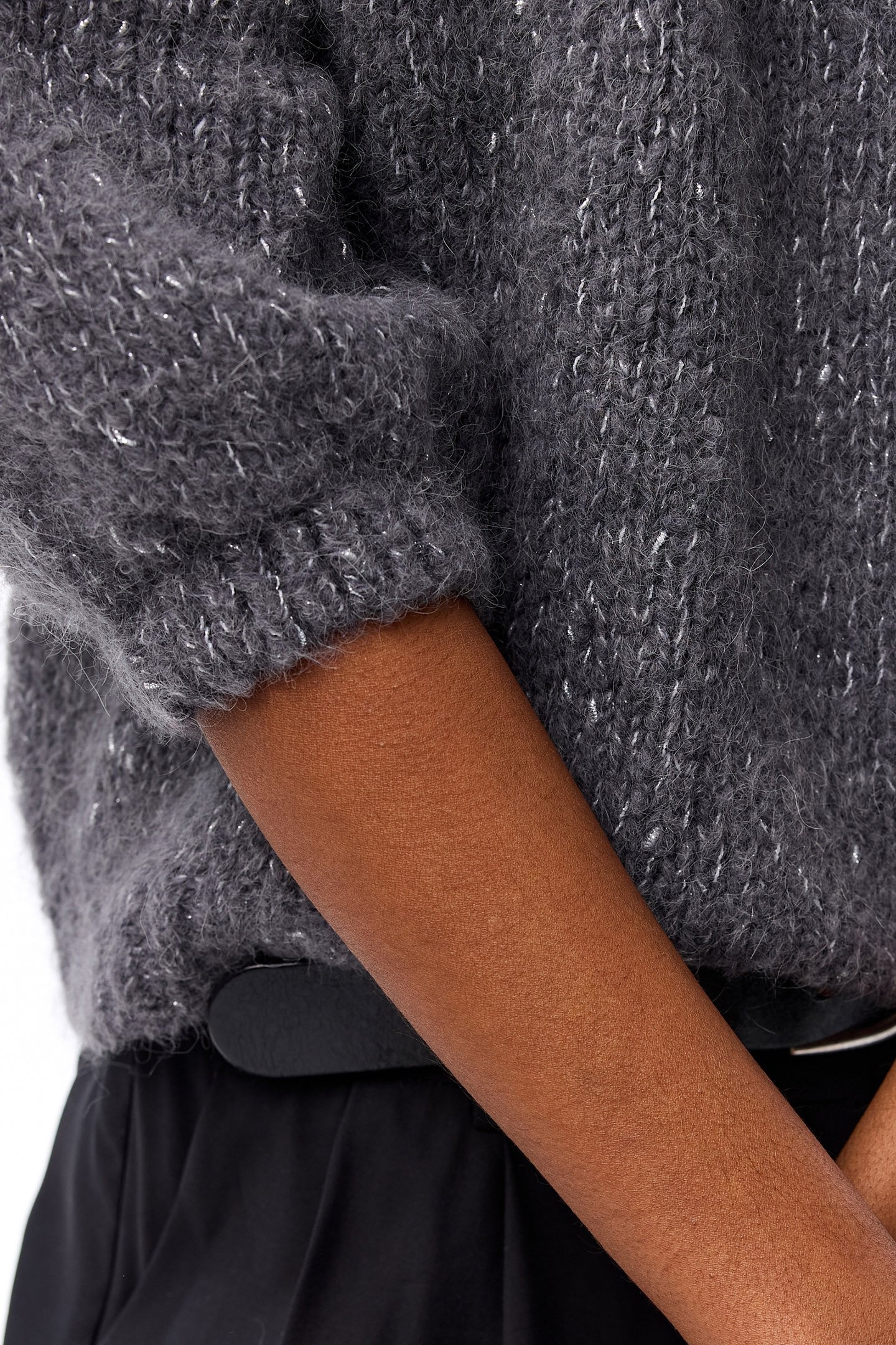 NICOLE PULLOVER MID GREY 6