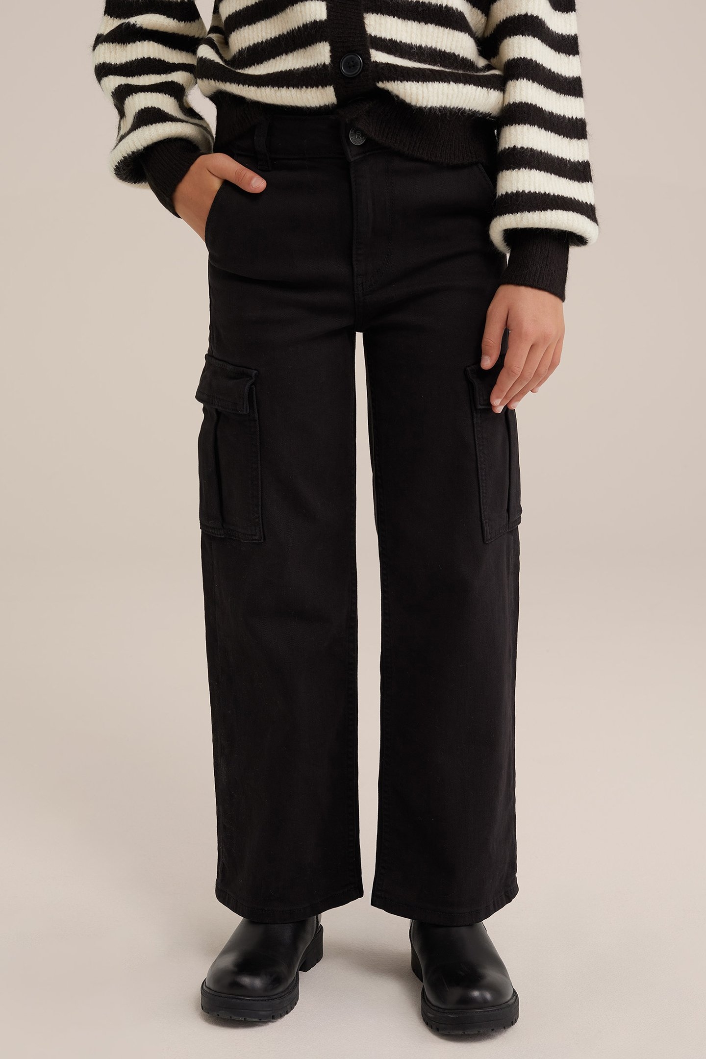 CARGO PANTS BLACK 1