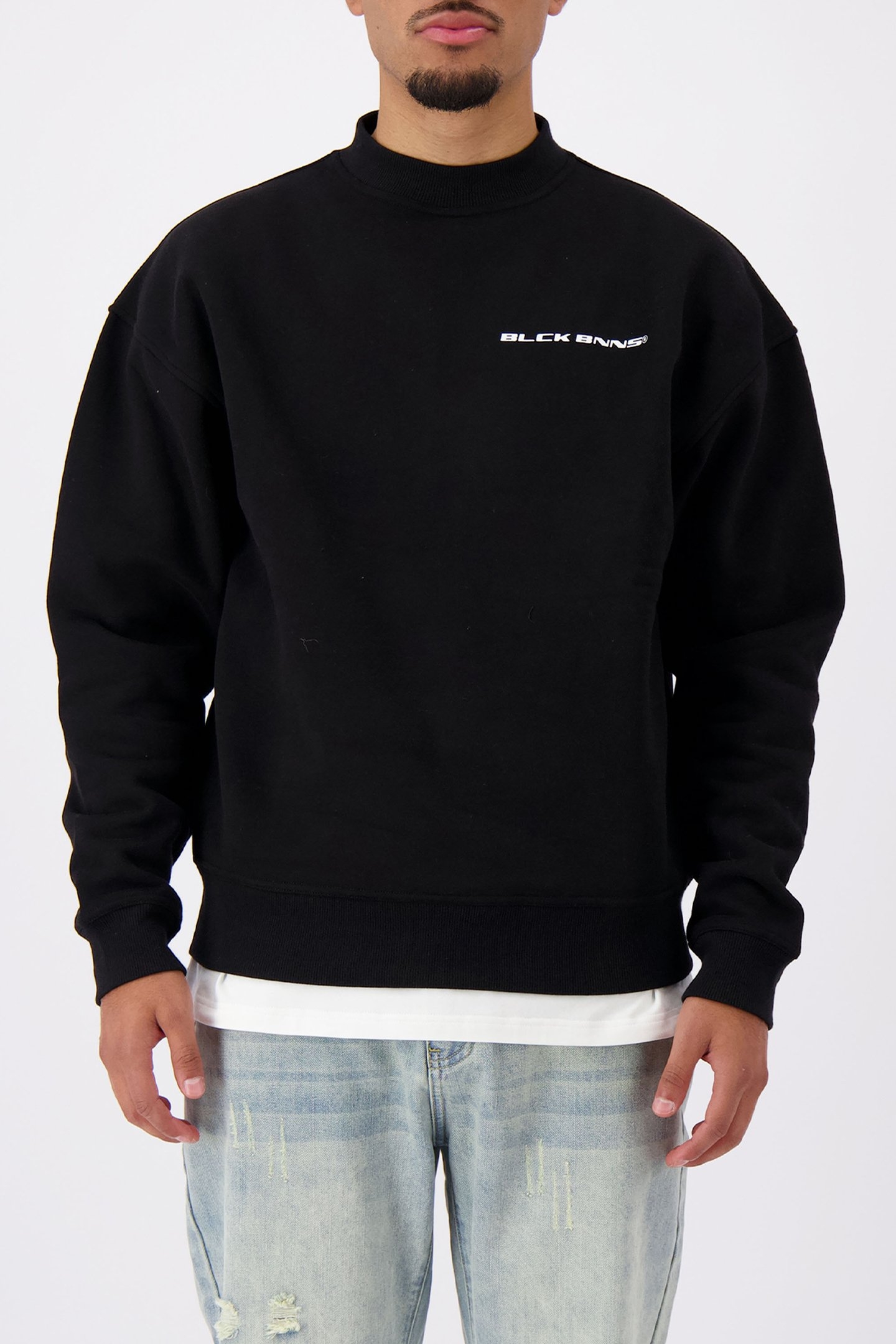 NATION CREWNECK BLACK 1