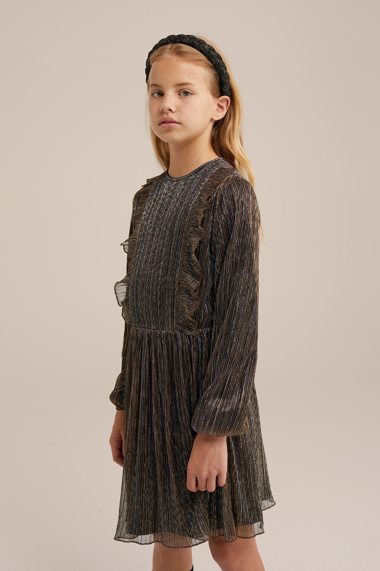 DRESS MID LENGTH GOLD 4