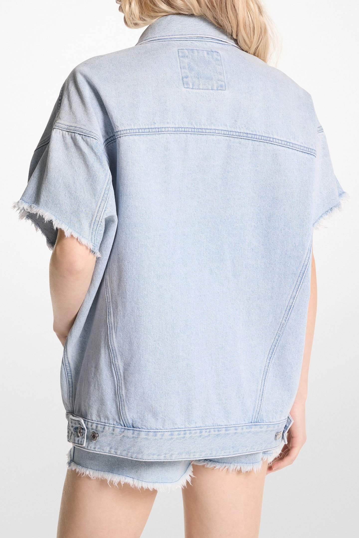 SHORT SLV DENIM JACKET BLUEHAZEWSH 2