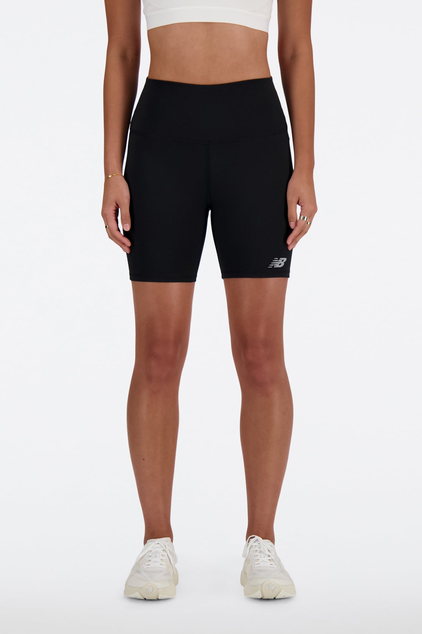 NB HARMONY HIGH RISE SHORT 6" BLACK 1