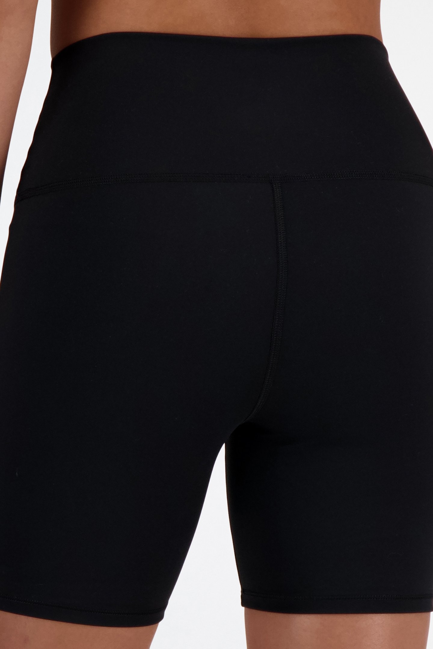 NB HARMONY HIGH RISE SHORT 6" BLACK 4