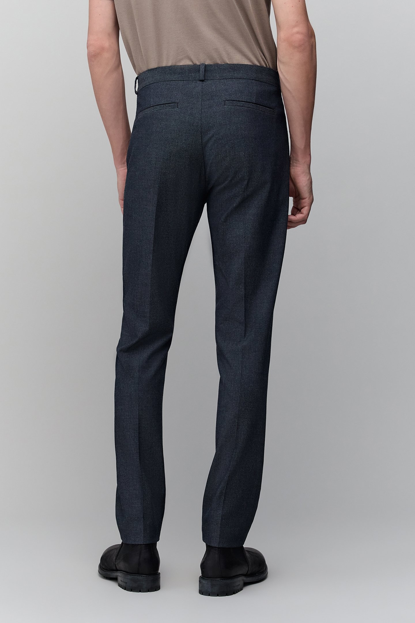 FAUX-UNI NAVY SUIT PANTS NAVY 2