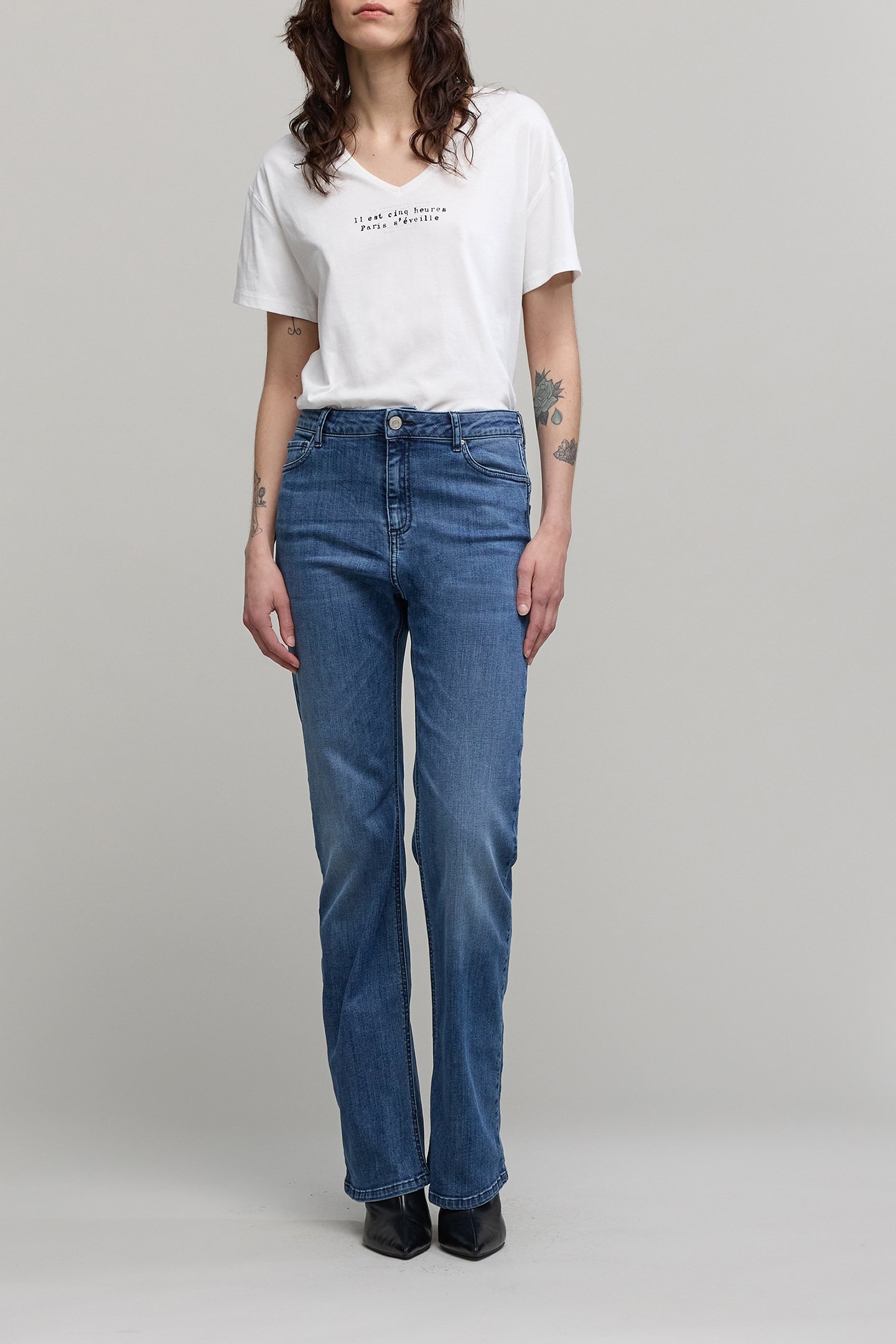 WHITE ORGANIC COTTON TEE-SHIRT OFF-WHITE 3