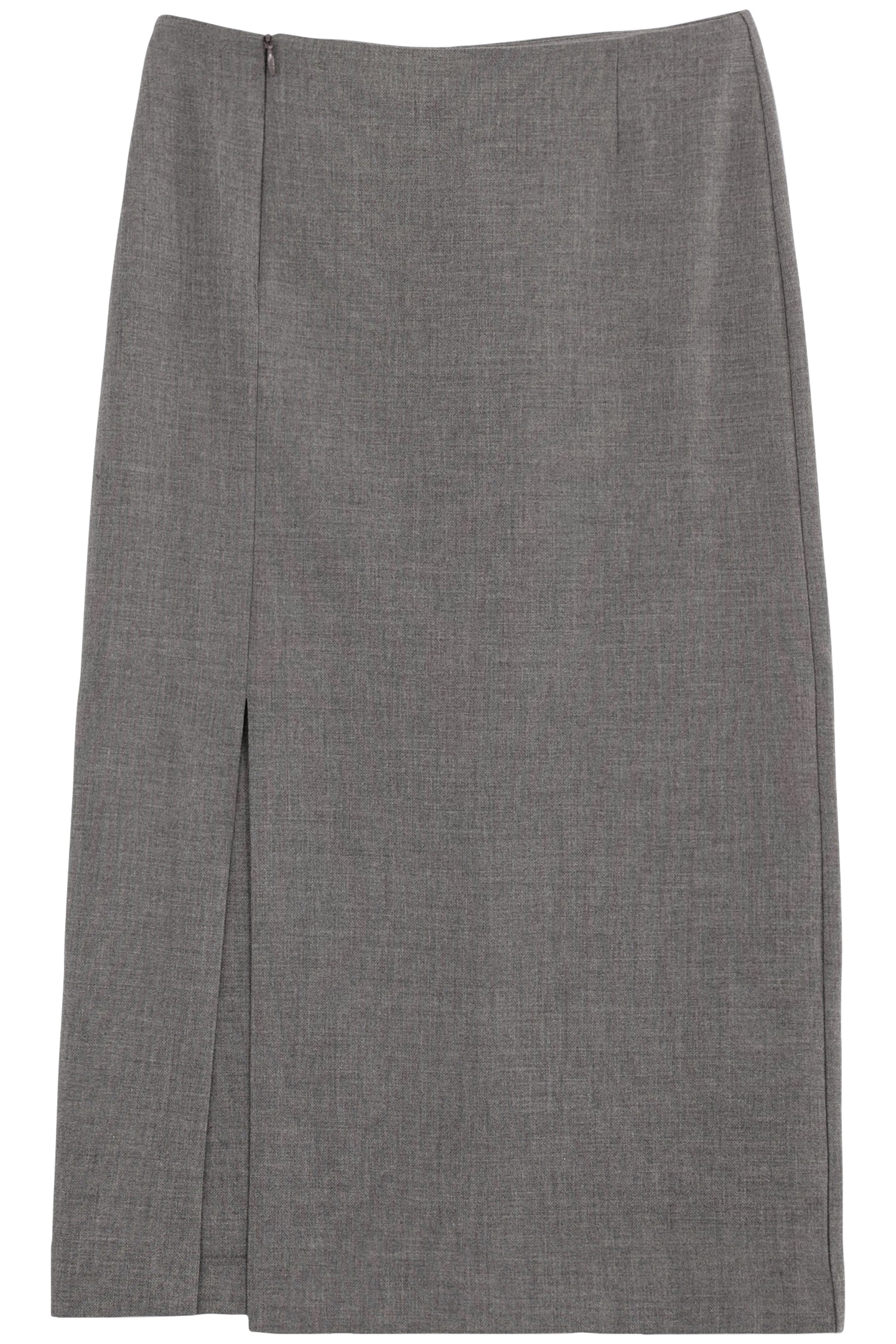 FAUX-UNI GRAY PENCIL SKIRT GREY 4