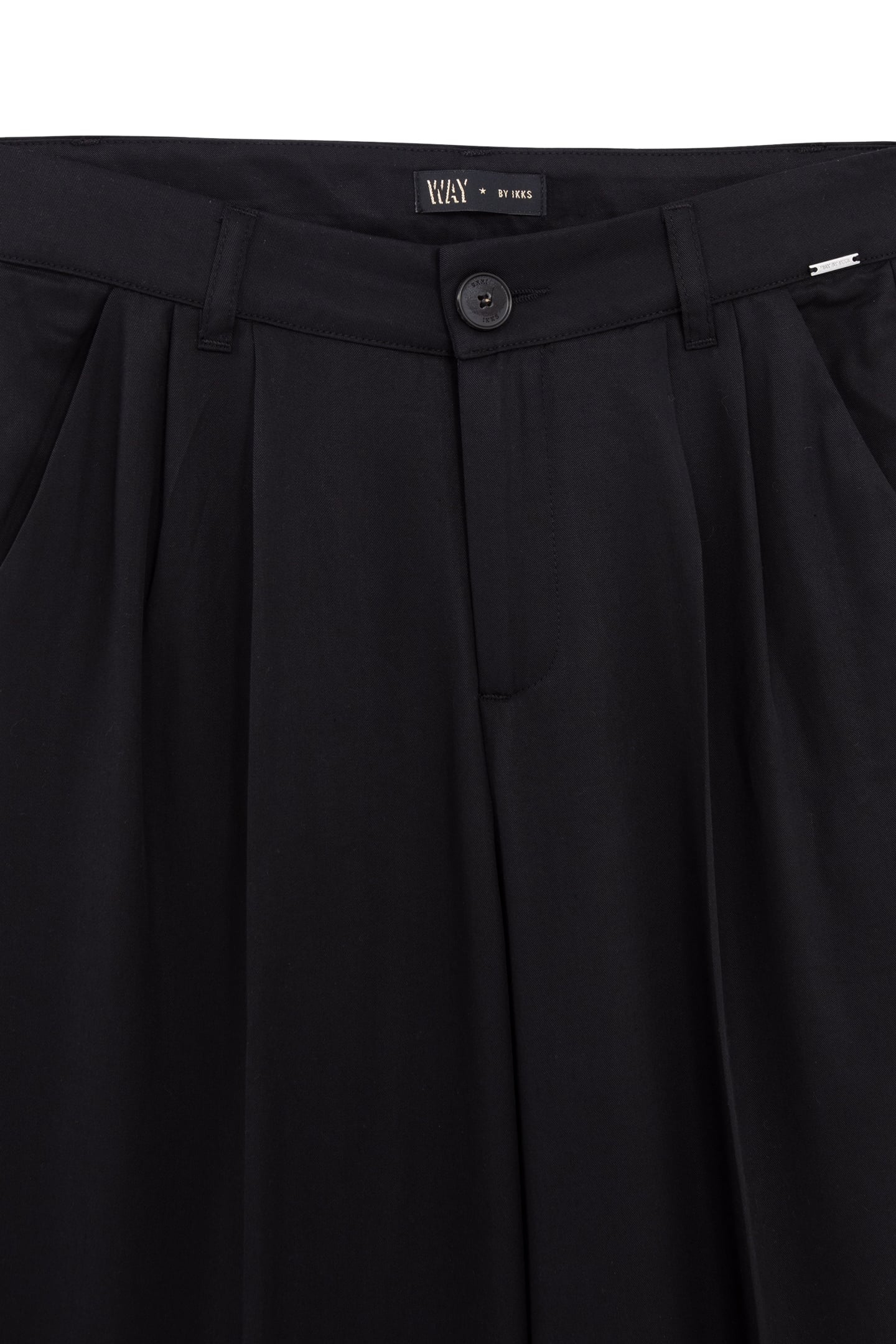 GIRLS’ BLACK LYOCELL® WIDE TROUSERS WITH DARTS 3