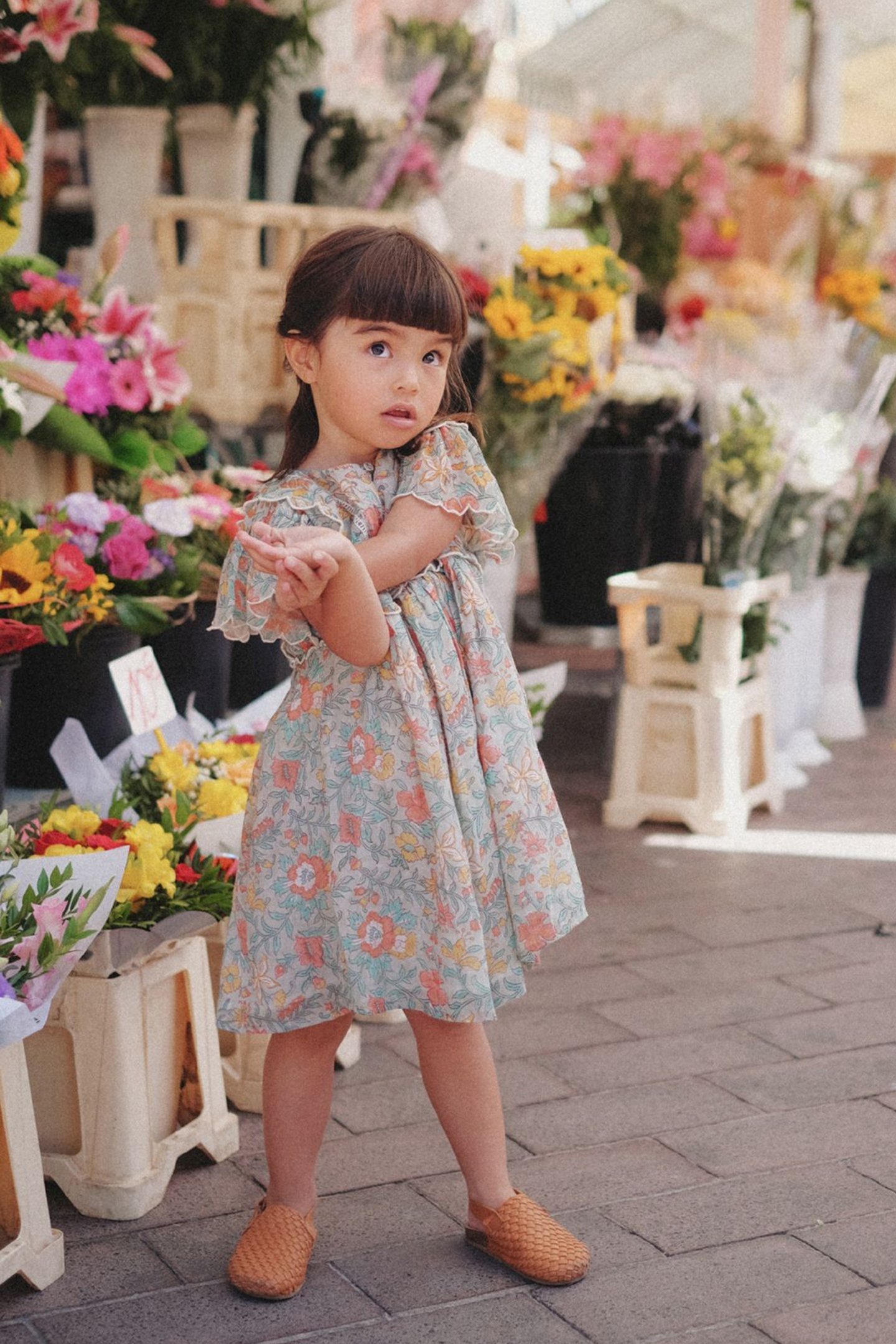 DRESS SILOÉ WATER FLOWERS 1