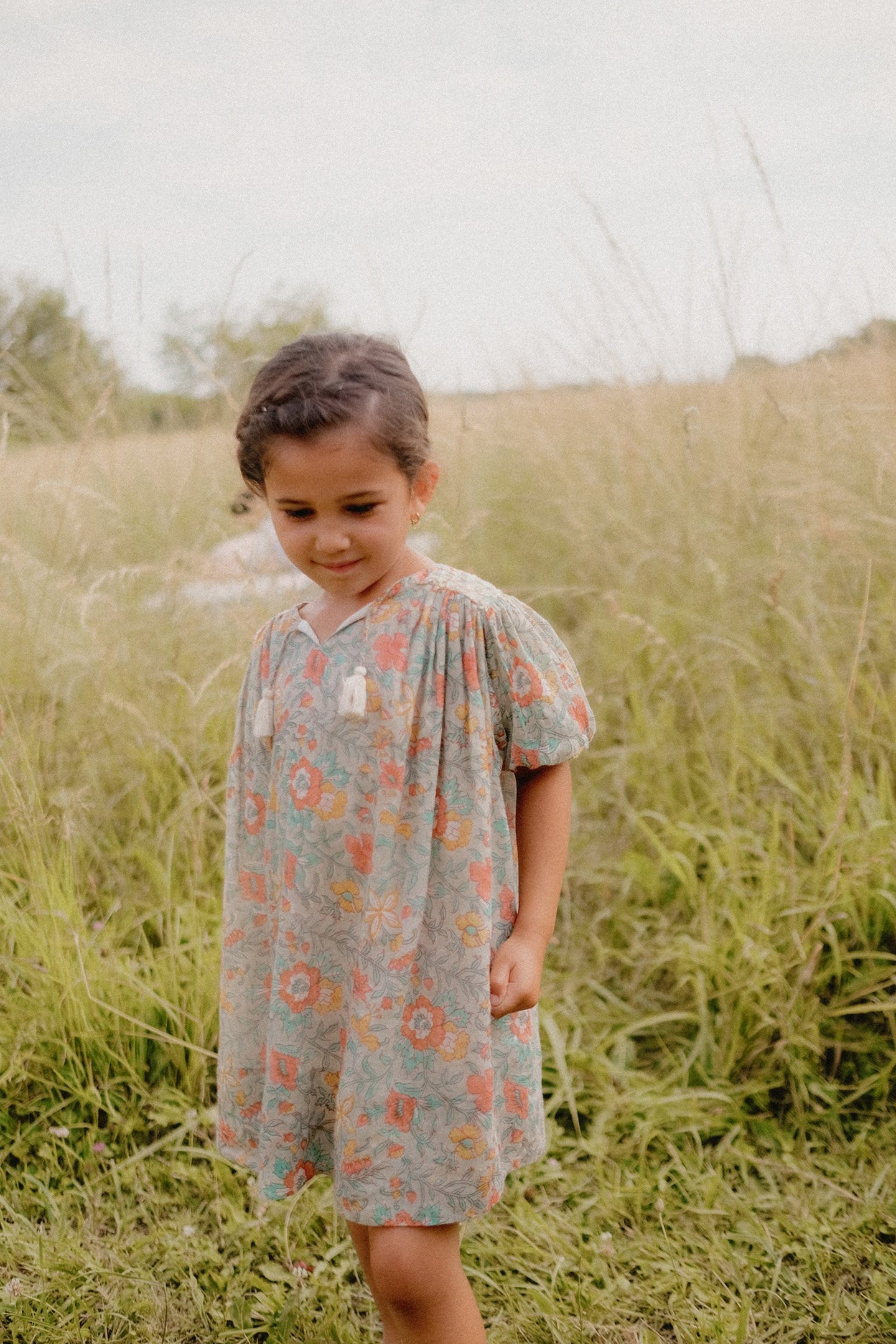 DRESS EUGENIE WATER FLOWERS 1