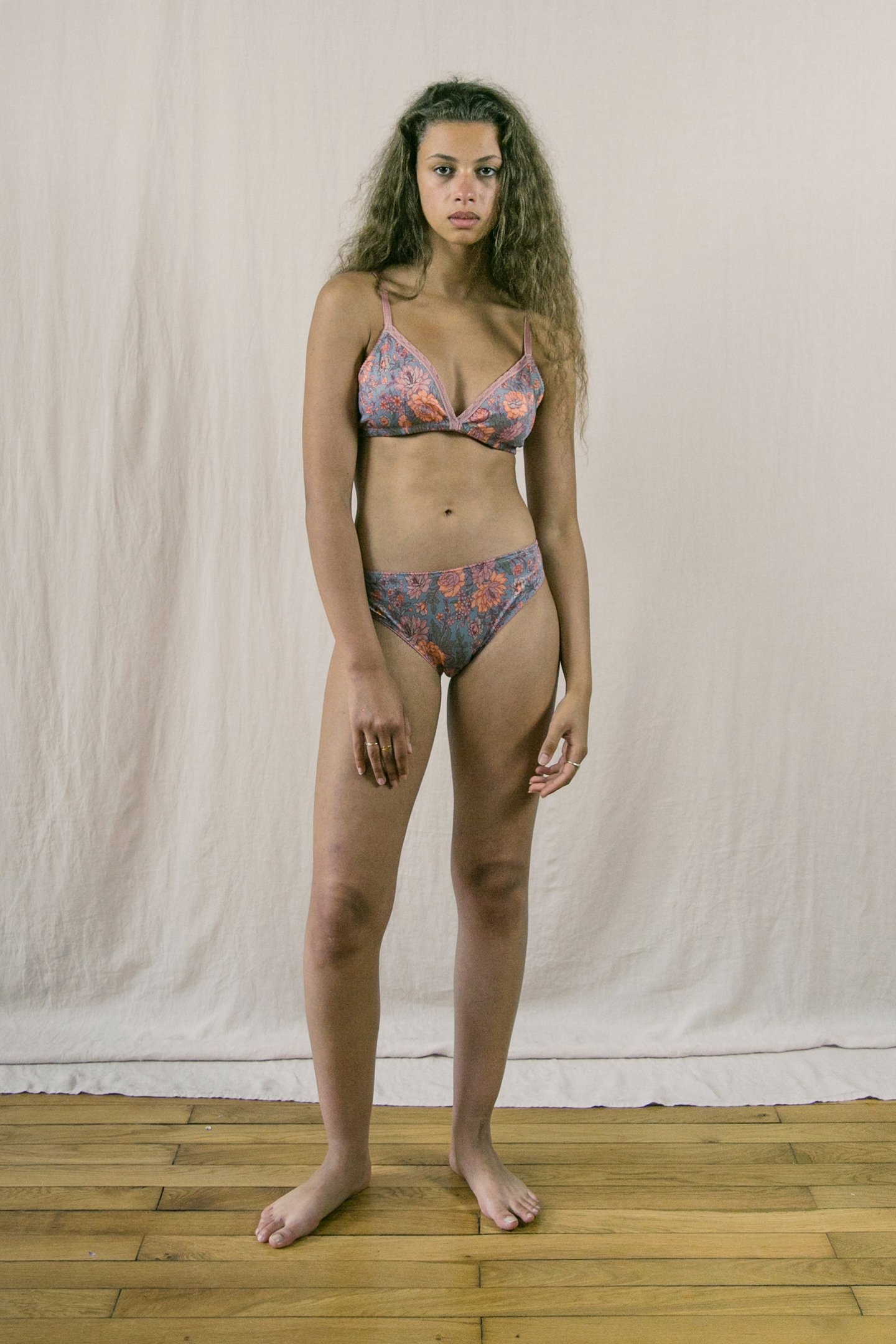 PANTIES KATIA BLUE GARDEN FLOWERS 1