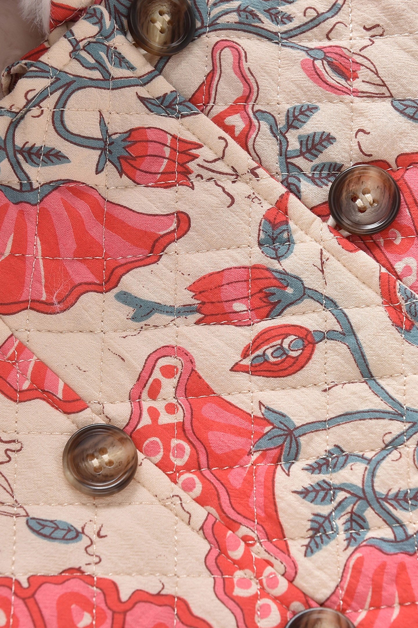 COAT BACANI CREAM ENDLESSFLOWERS 5