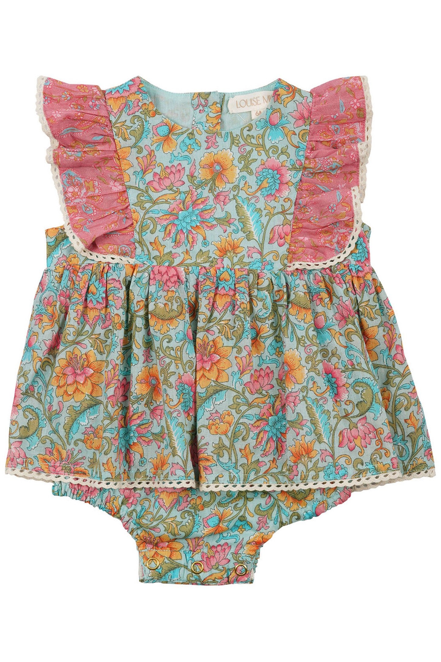 ROMPERS LENA WATER R FLOWER-PINK 2